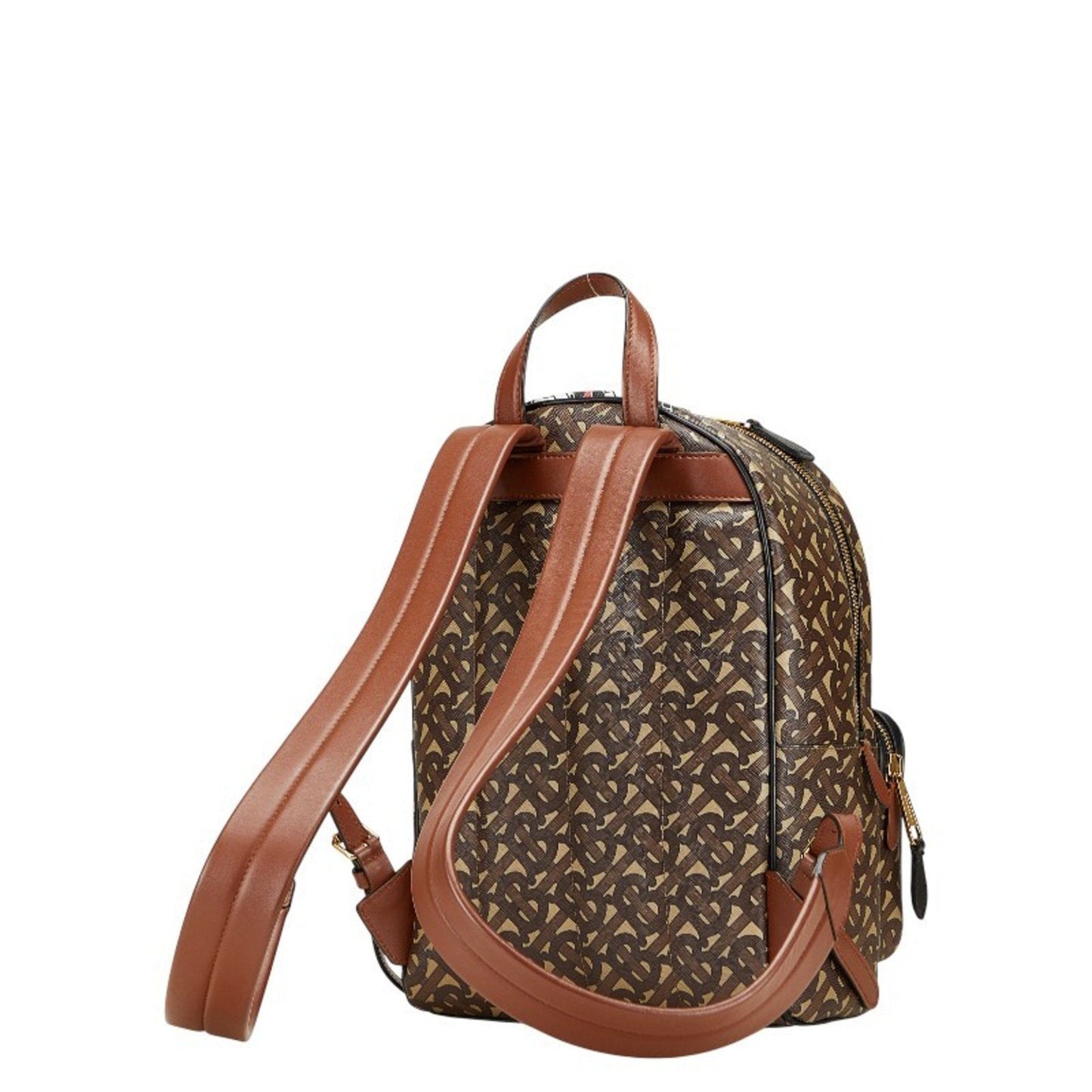 Burberry Pvc Backpack Leather Brown