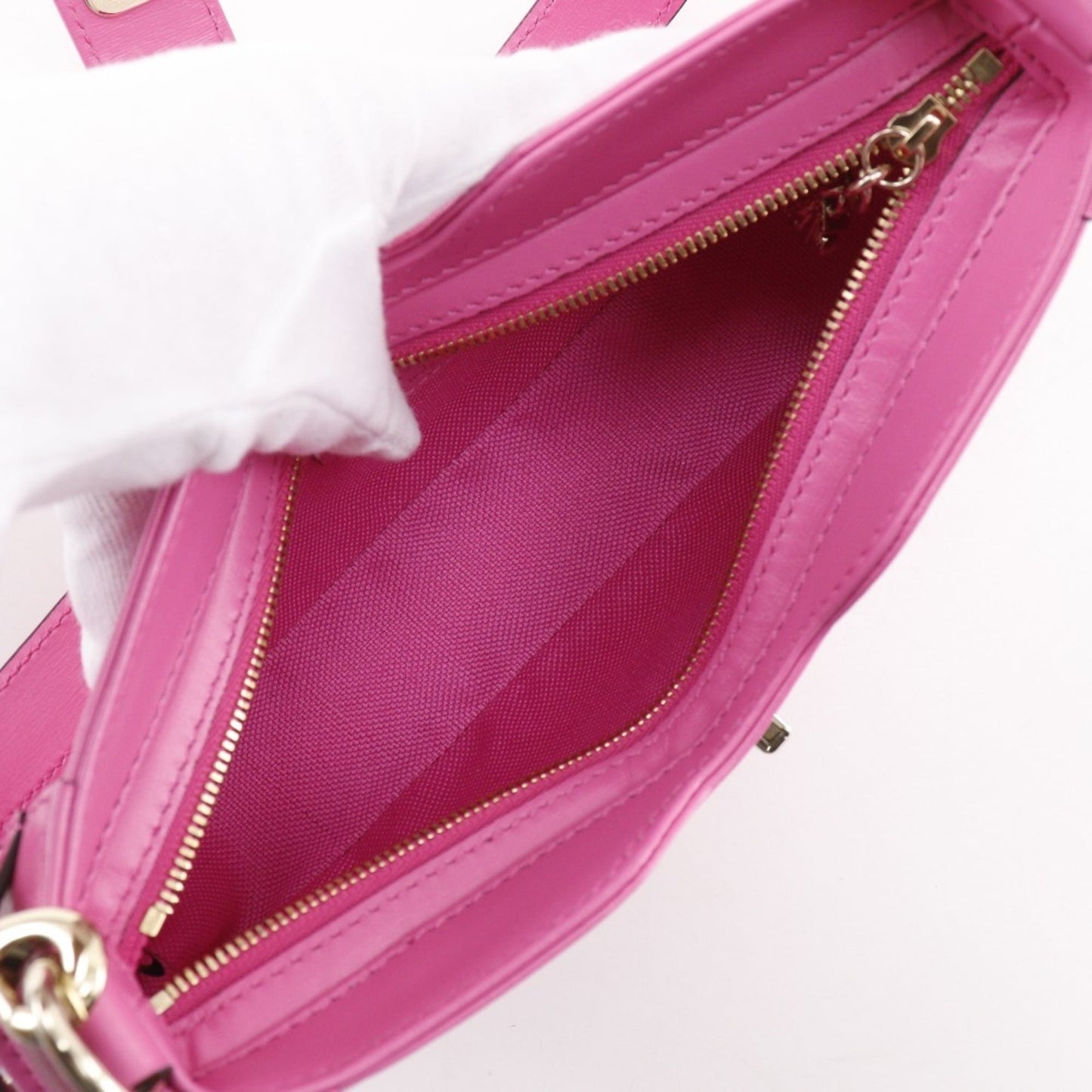 Gucci Pink Gg Canvas Shoulder Bag