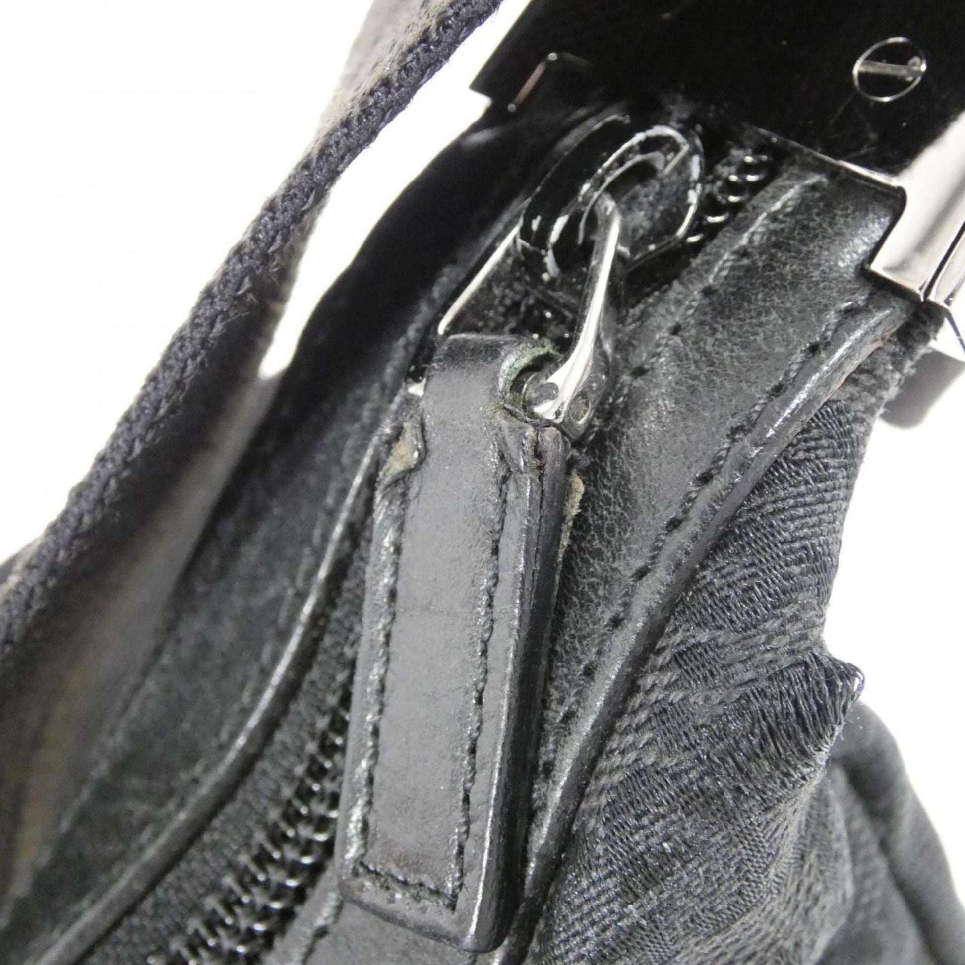 Gucci Gg Canvas Black Gg Canvas Shoulder Bag