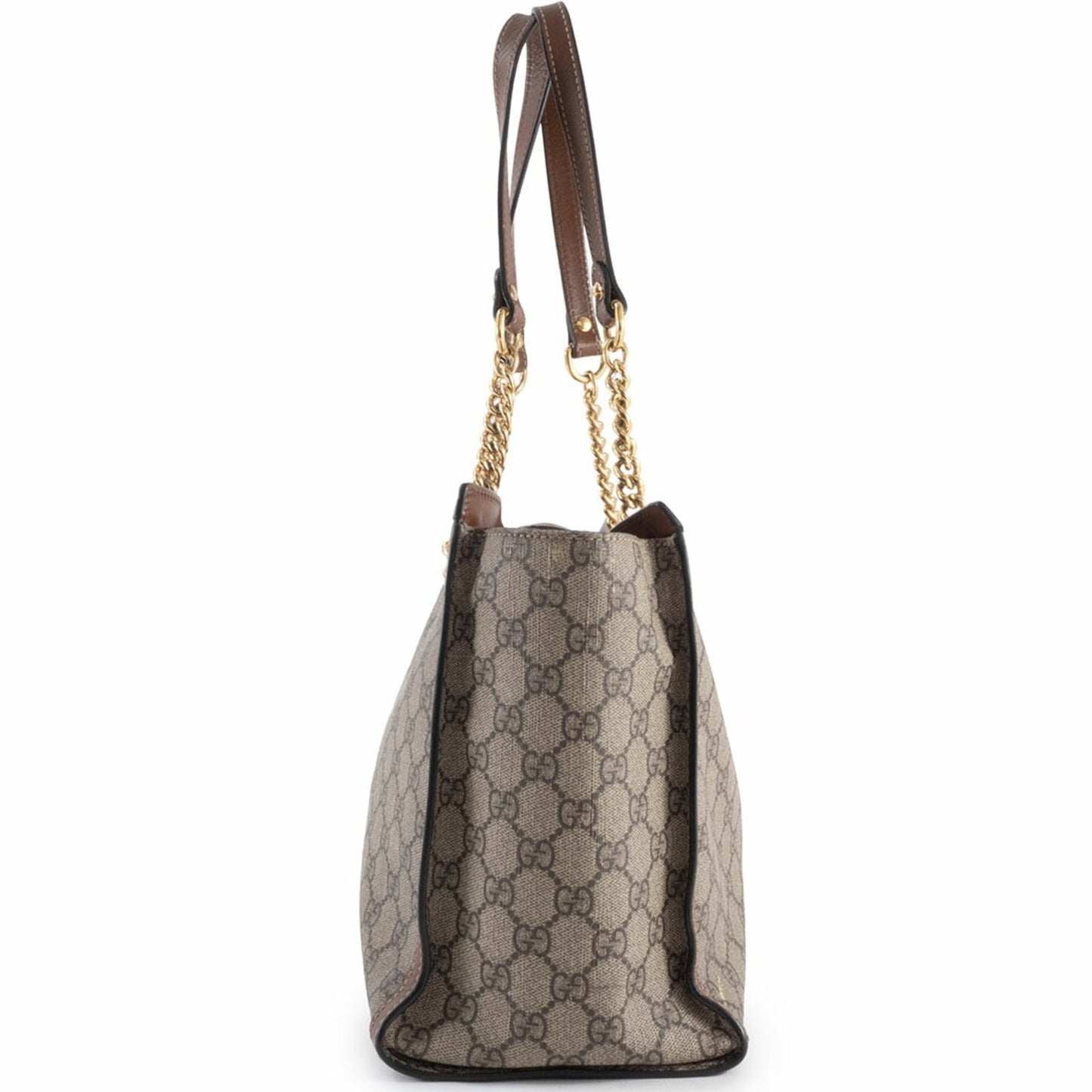 Gucci Beige Gg Supreme Leather Shoulder Bag