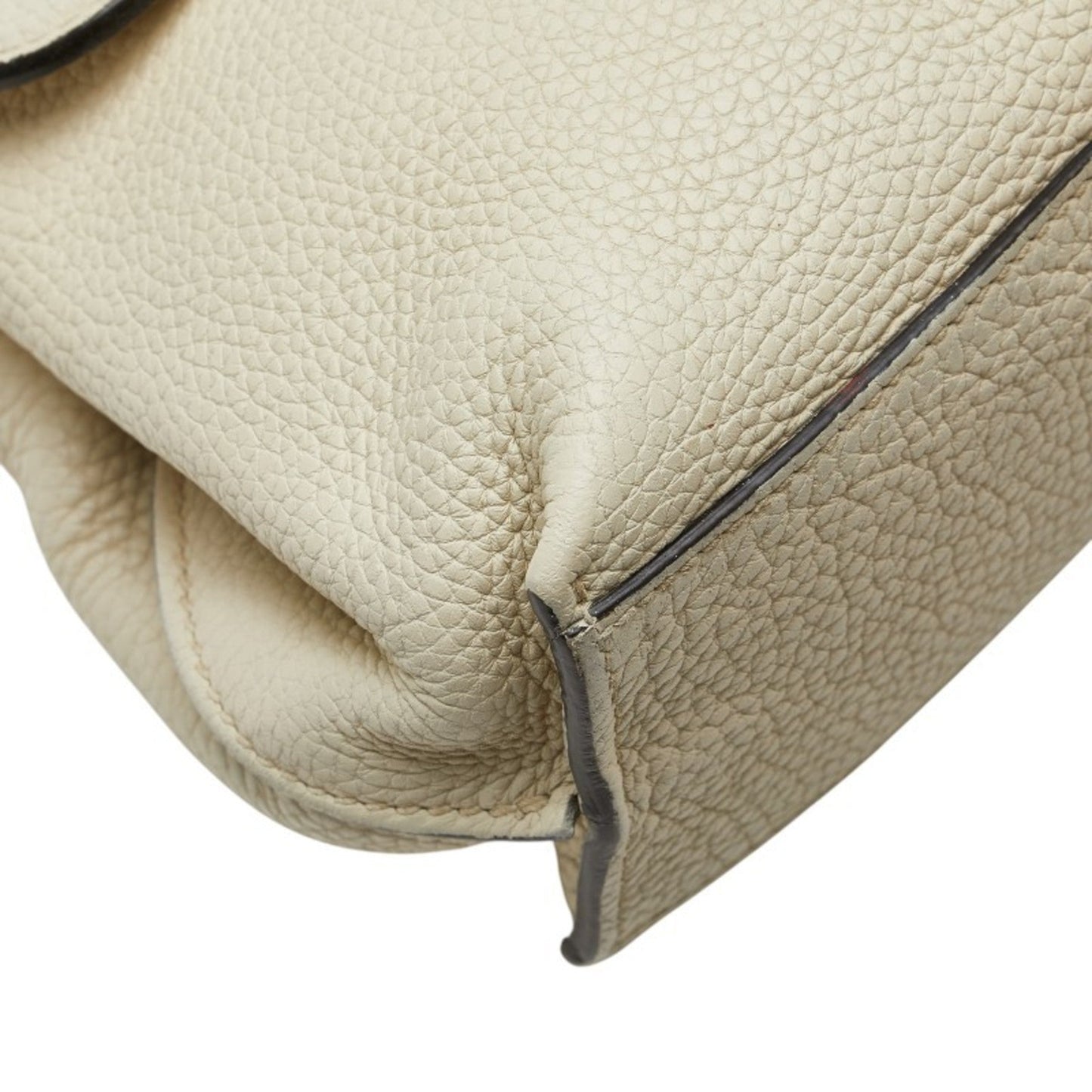 Gucci White Leather Handbag Shoulder Bag