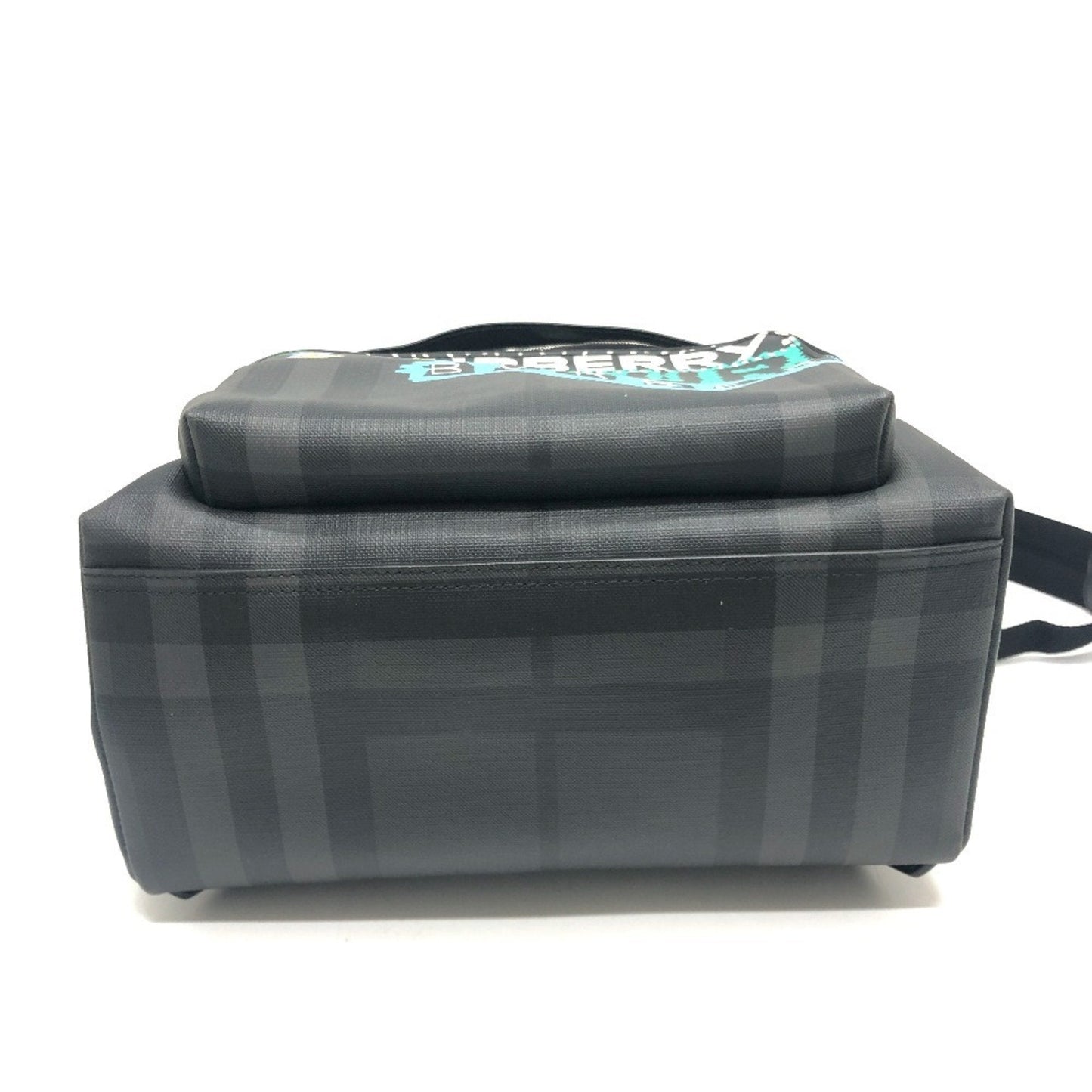 Burberry Multi Color Pvc Backpack Gray