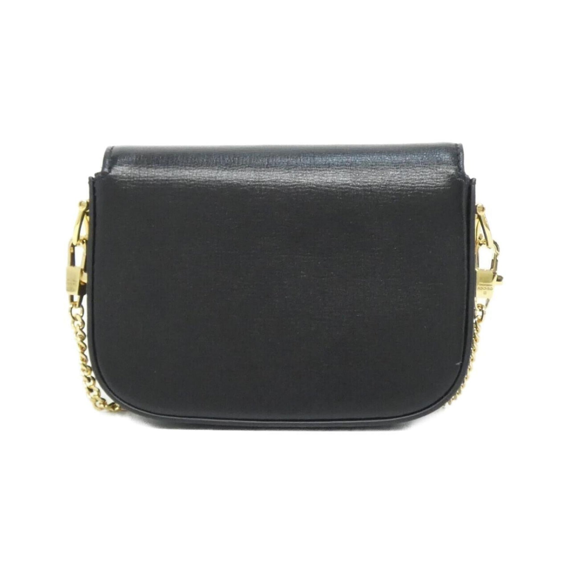 Gucci Black Leather Shoulder Bag