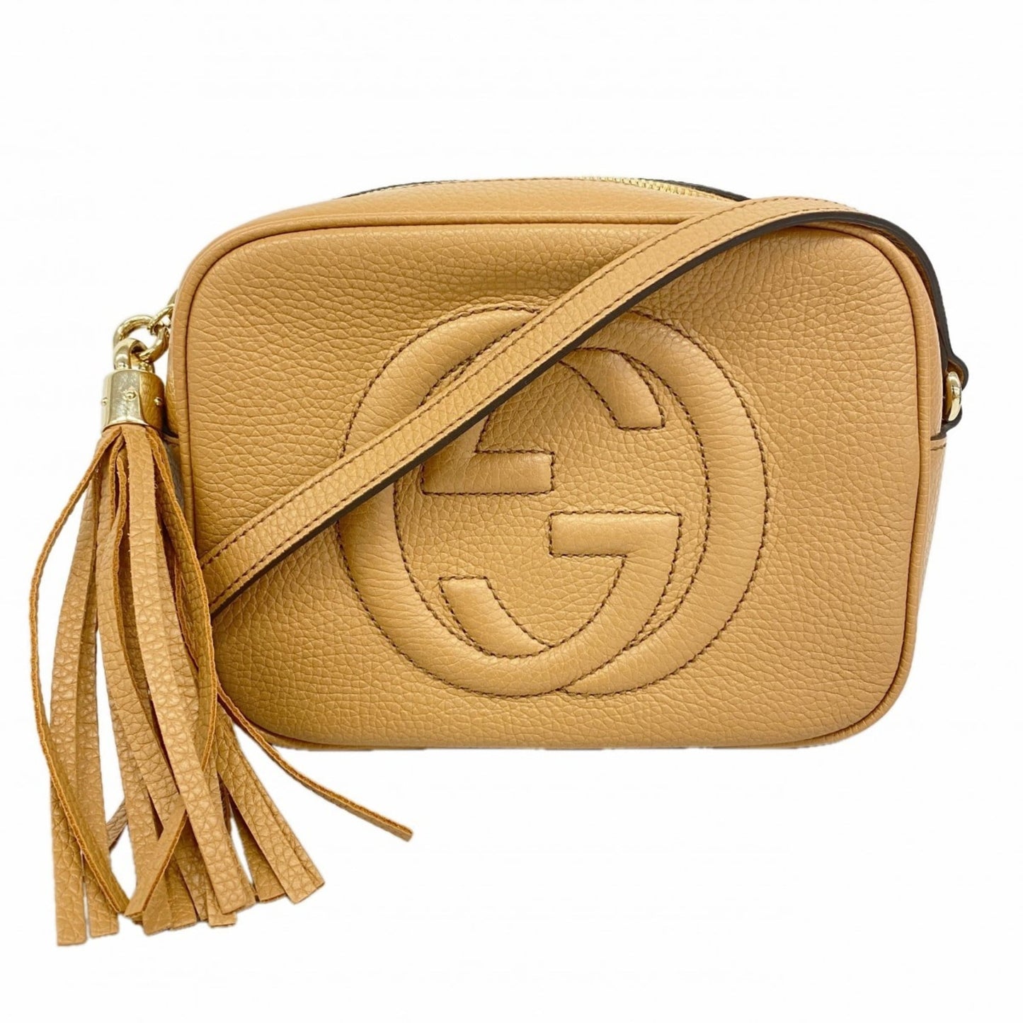 Gucci Beige Leather Shoulder Bag