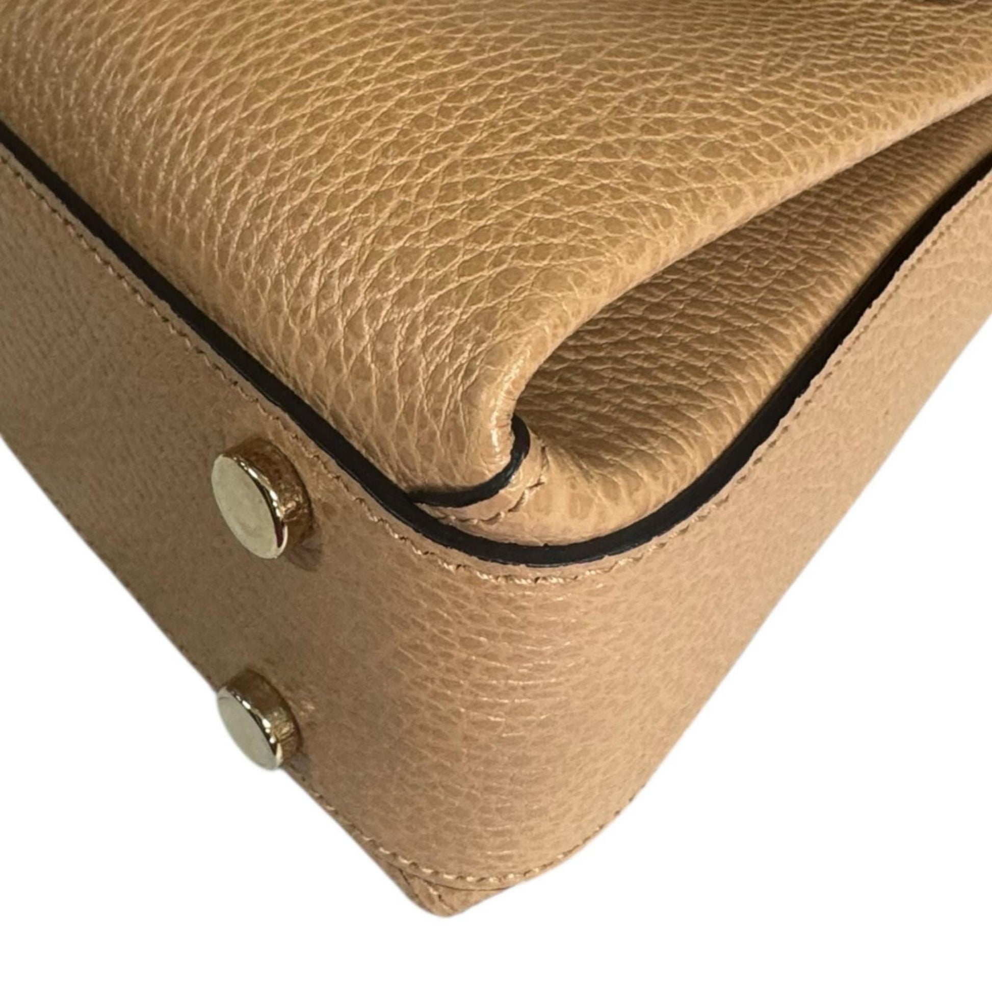 Gucci Beige Leather Shoulder Bag