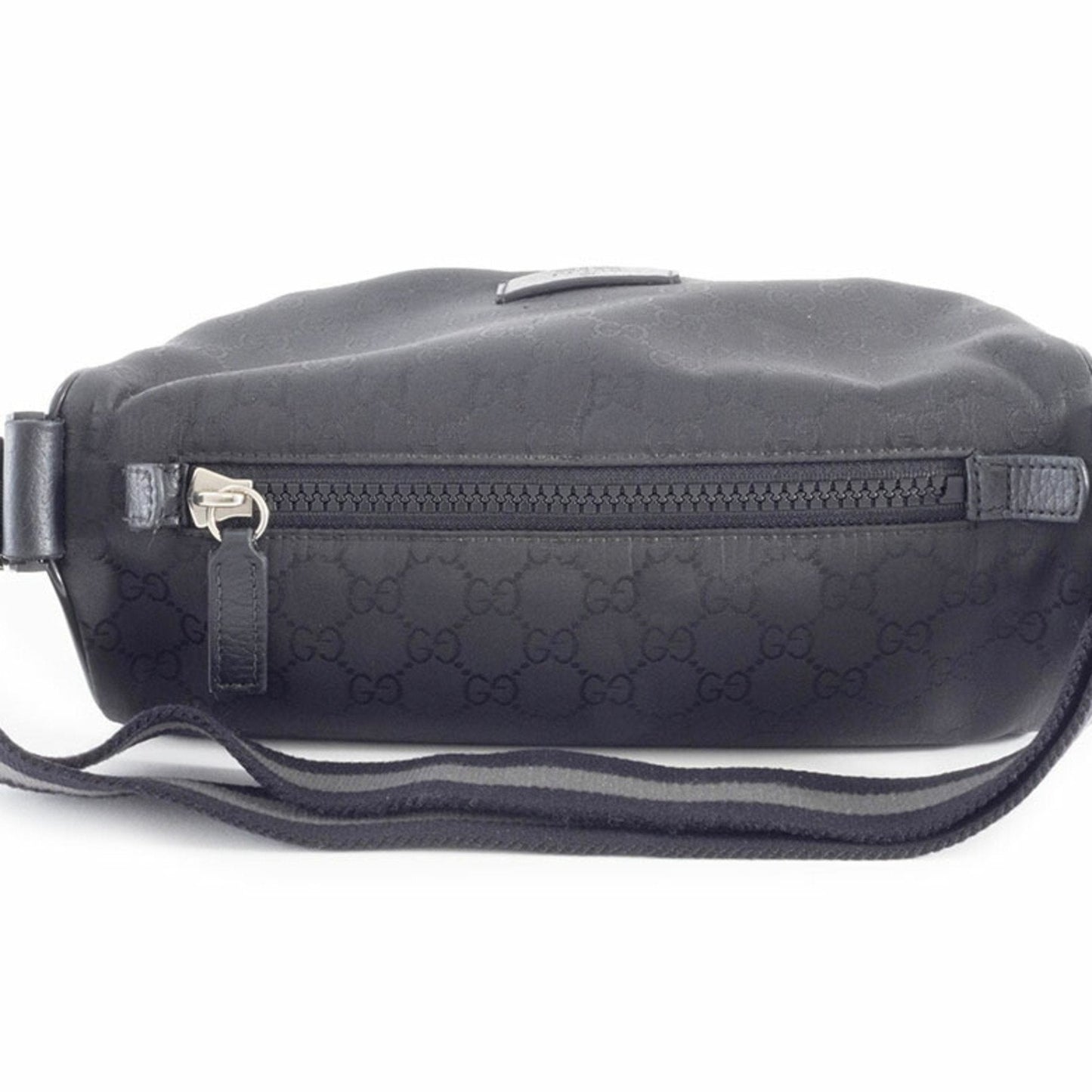 Gucci Black Nylon Pochette Shoulder Bag Sling Bag