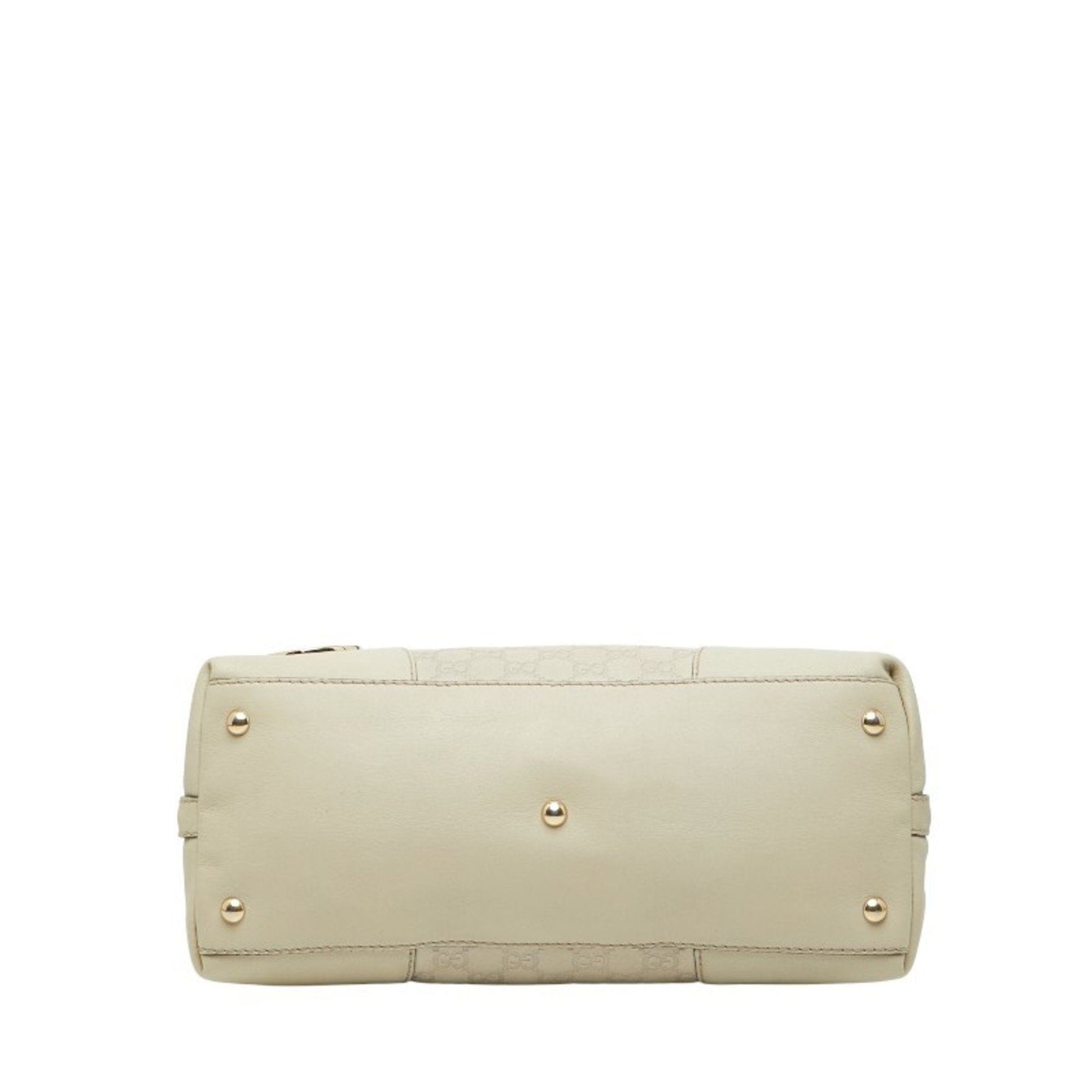 Gucci Guccissima White Leather Tote Bag