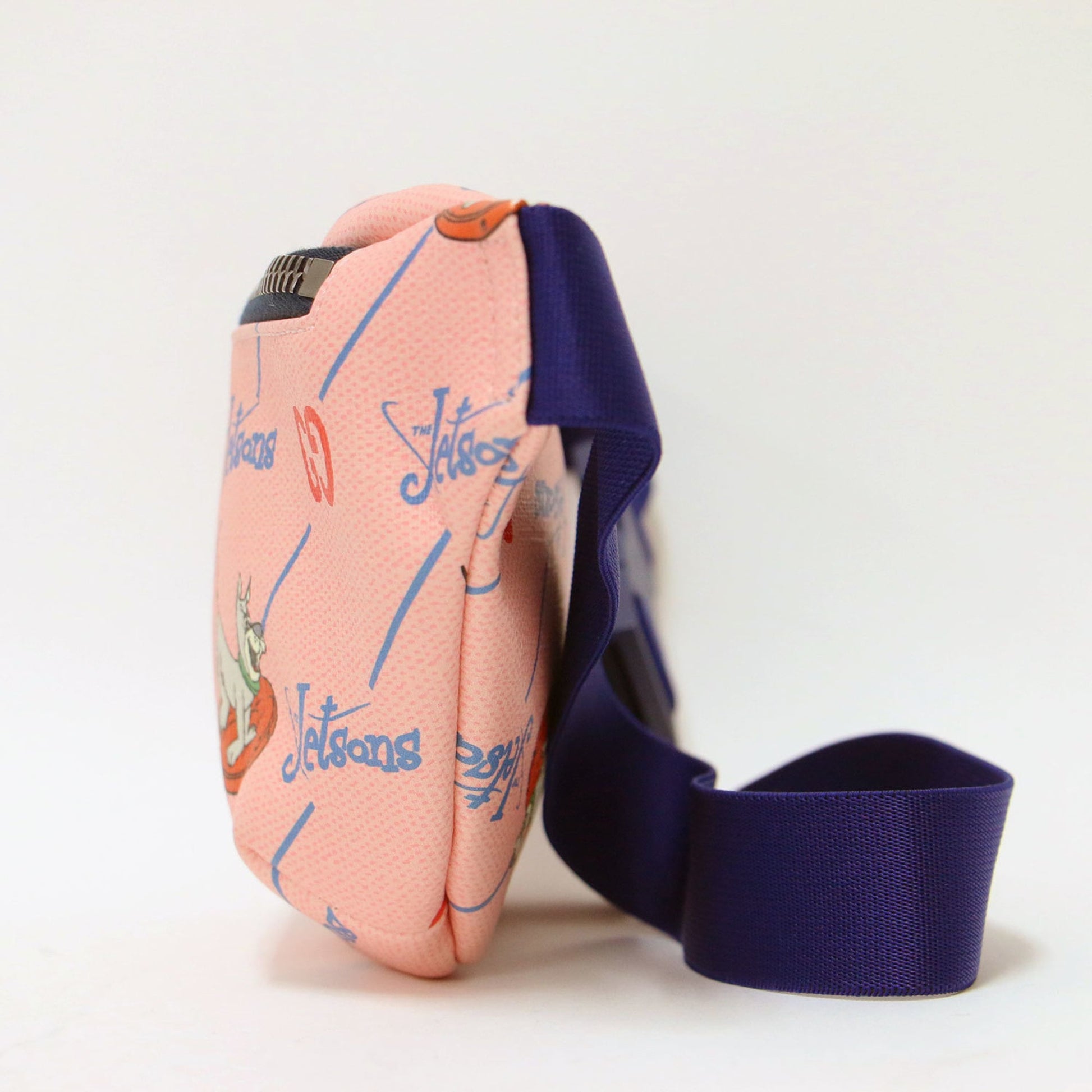 Gucci Blue Pink Leather Sling Bag
