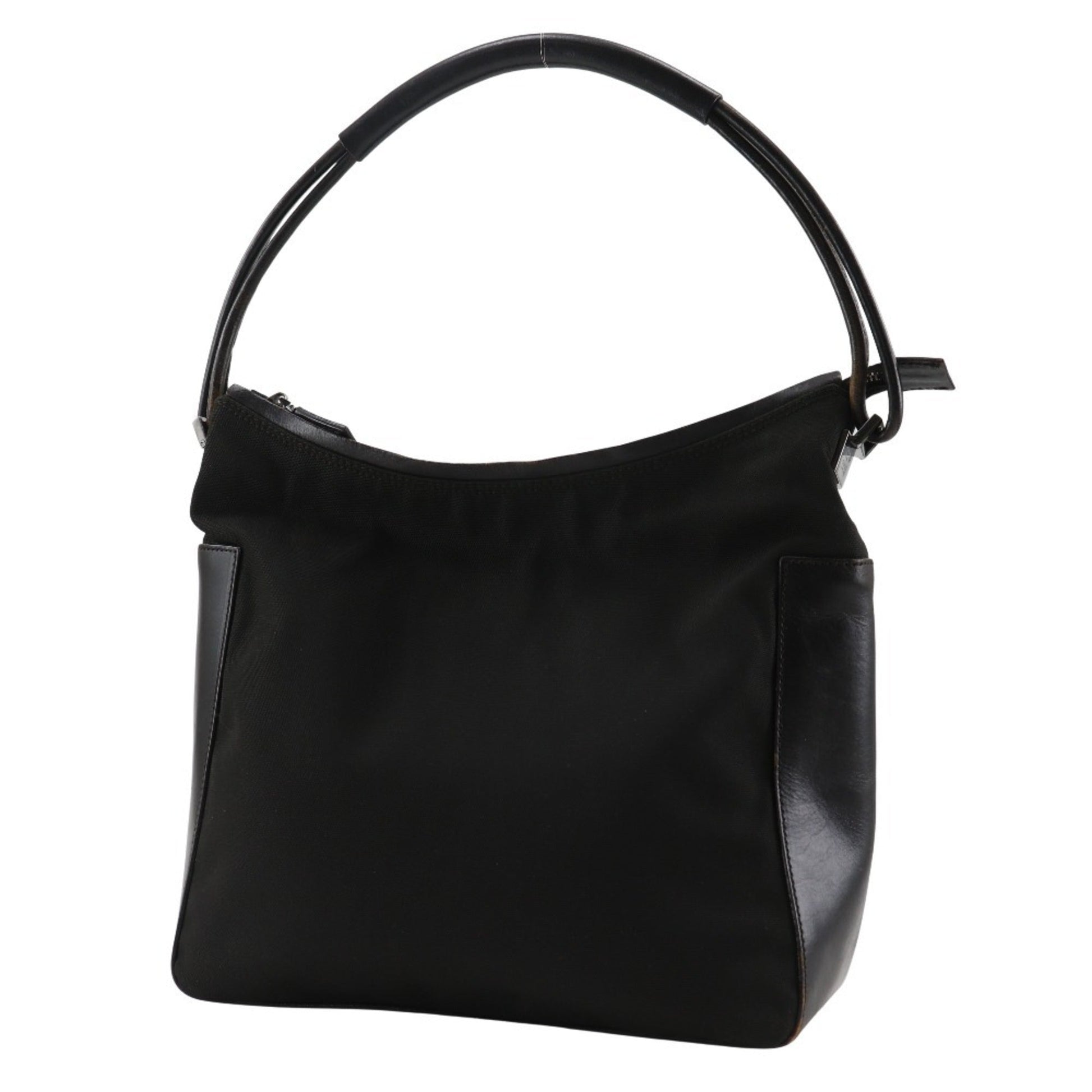 Gucci Black Nylon Canvas Shoulder Bag