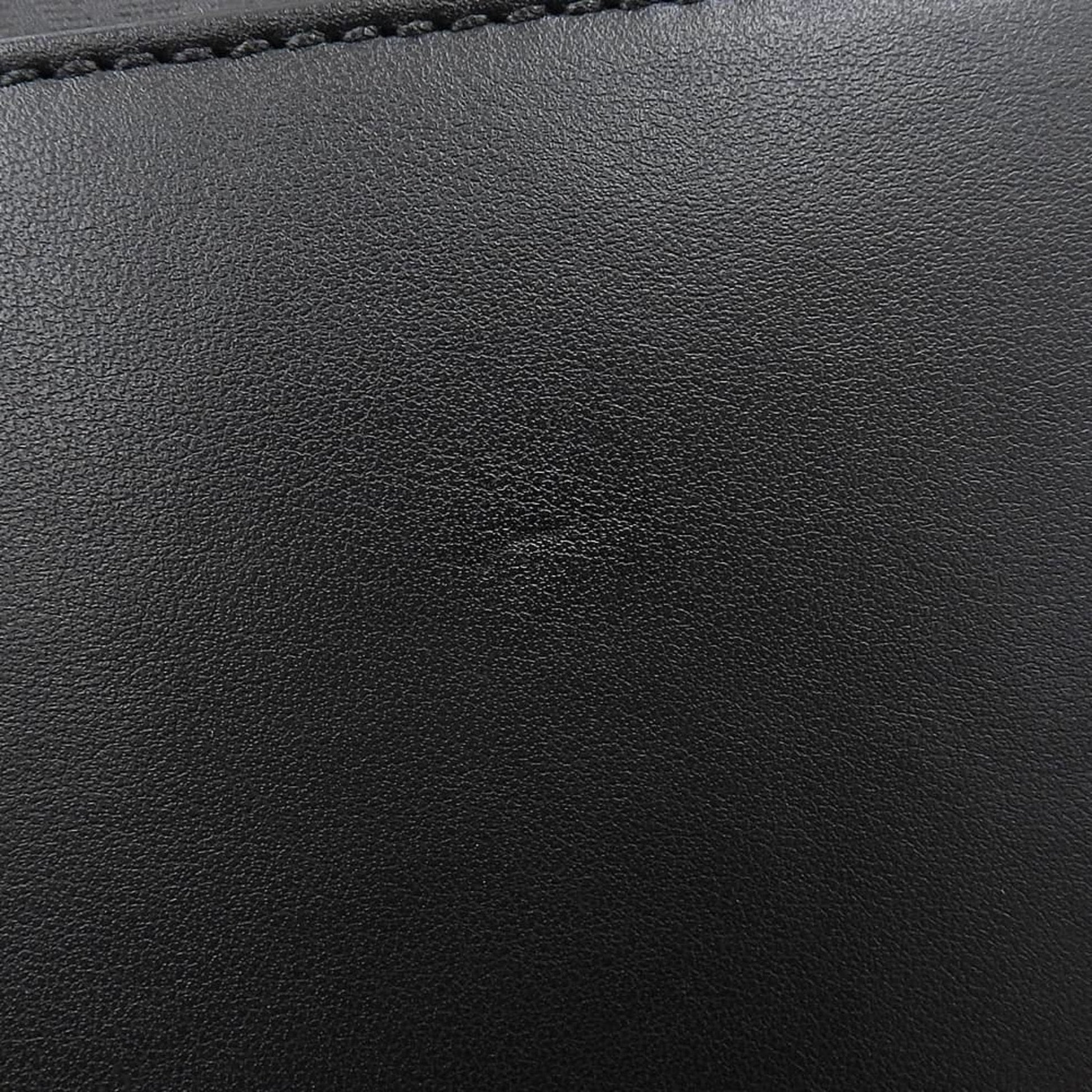 Gucci Black Coated Canvas Backpack