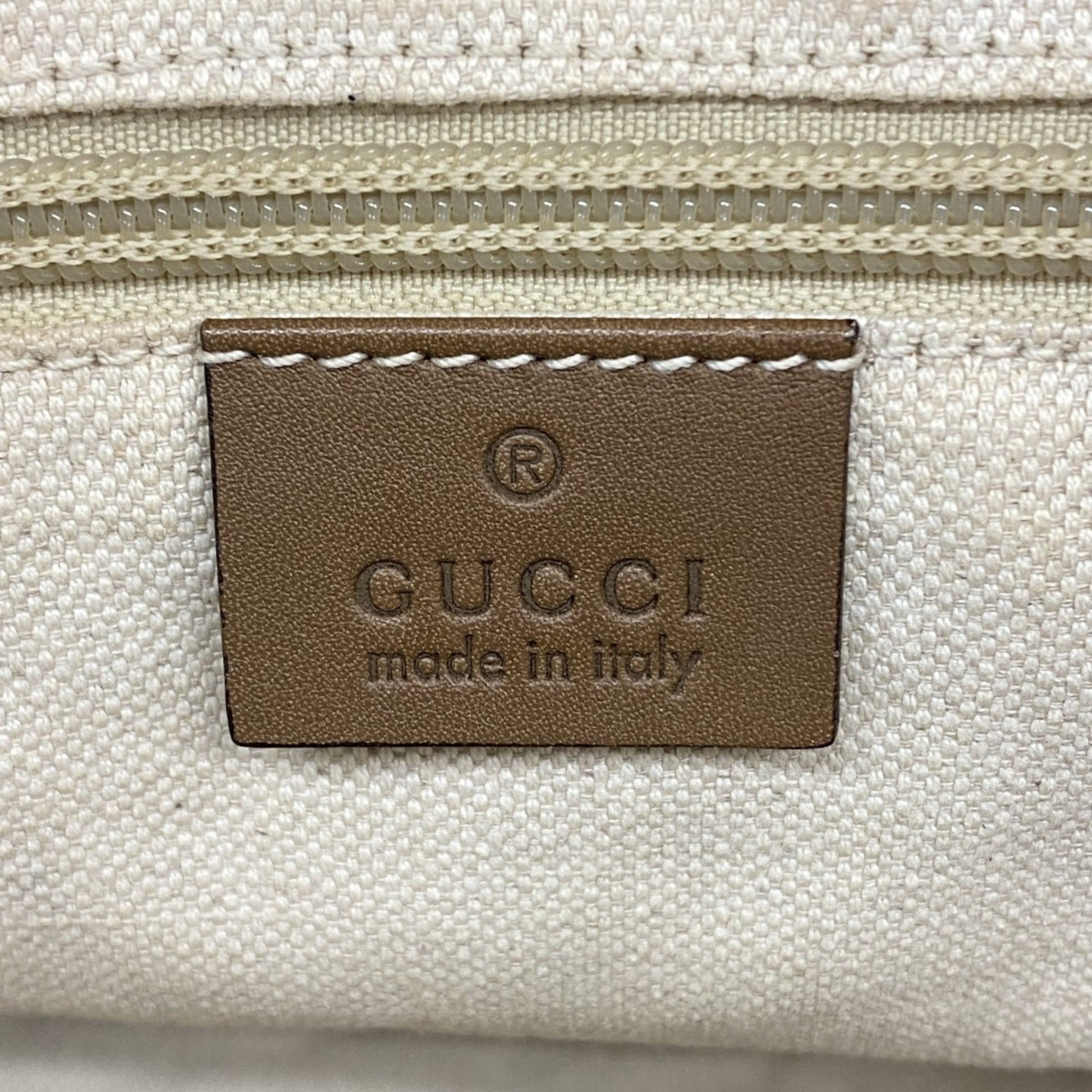 Gucci Brown Nylon Shoulder Bag