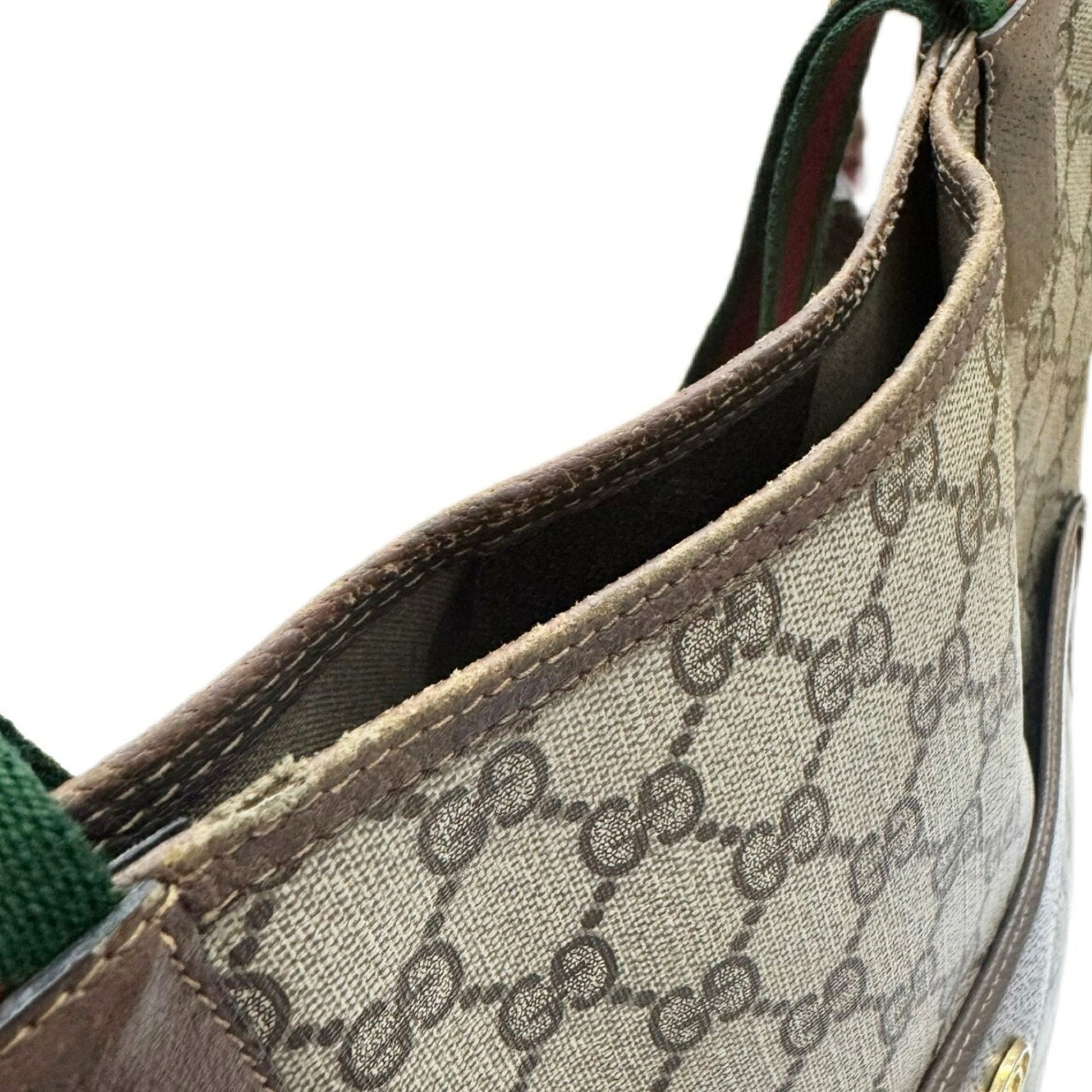 Gucci Beige Pvc Leather Tote Bag