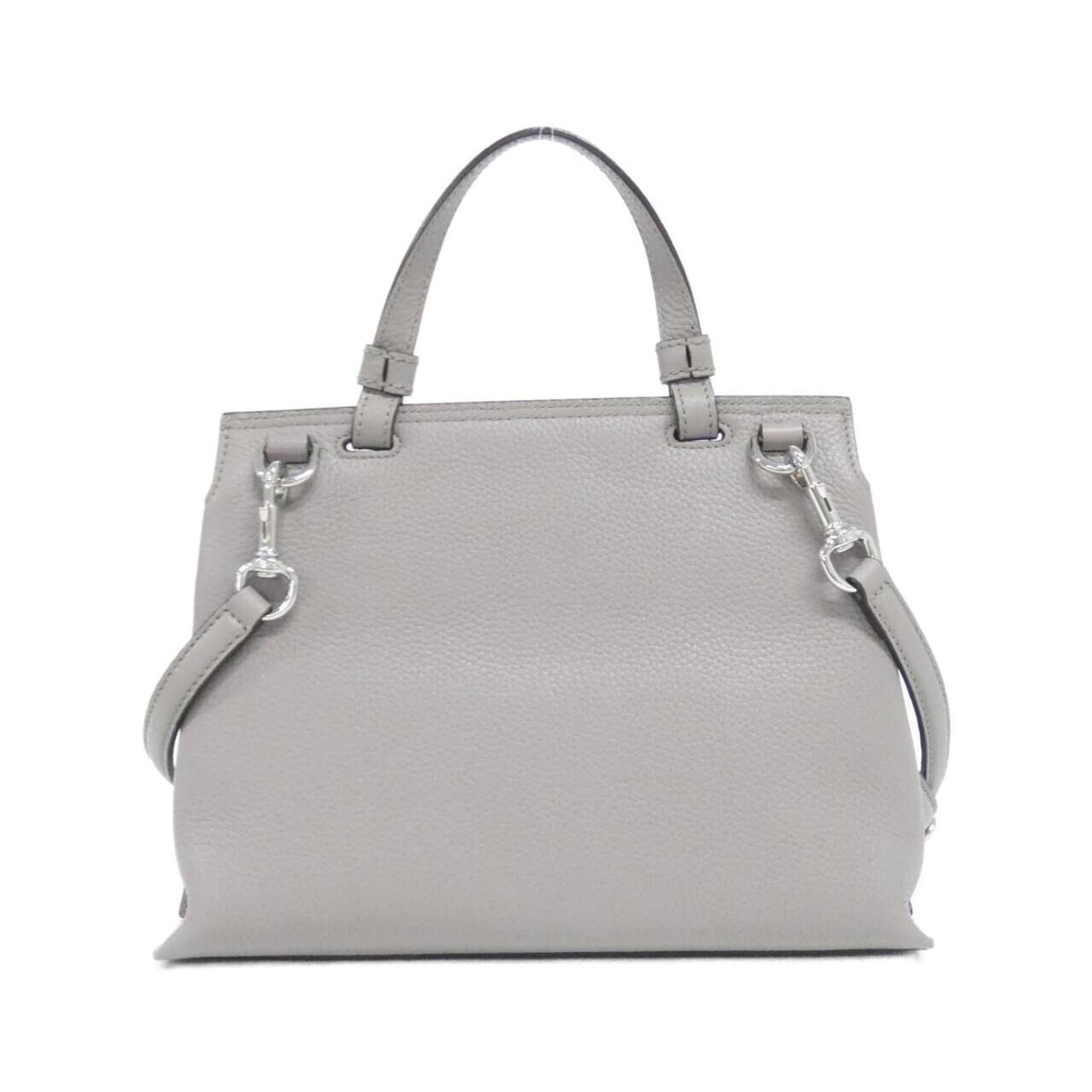 Gucci Light Gray Leather Handbag
