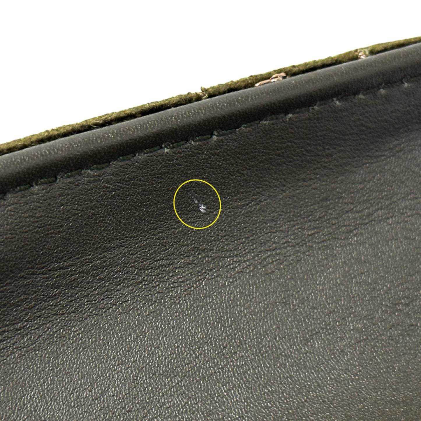 Gucci Khaki Suede Leather Shoulder Bag
