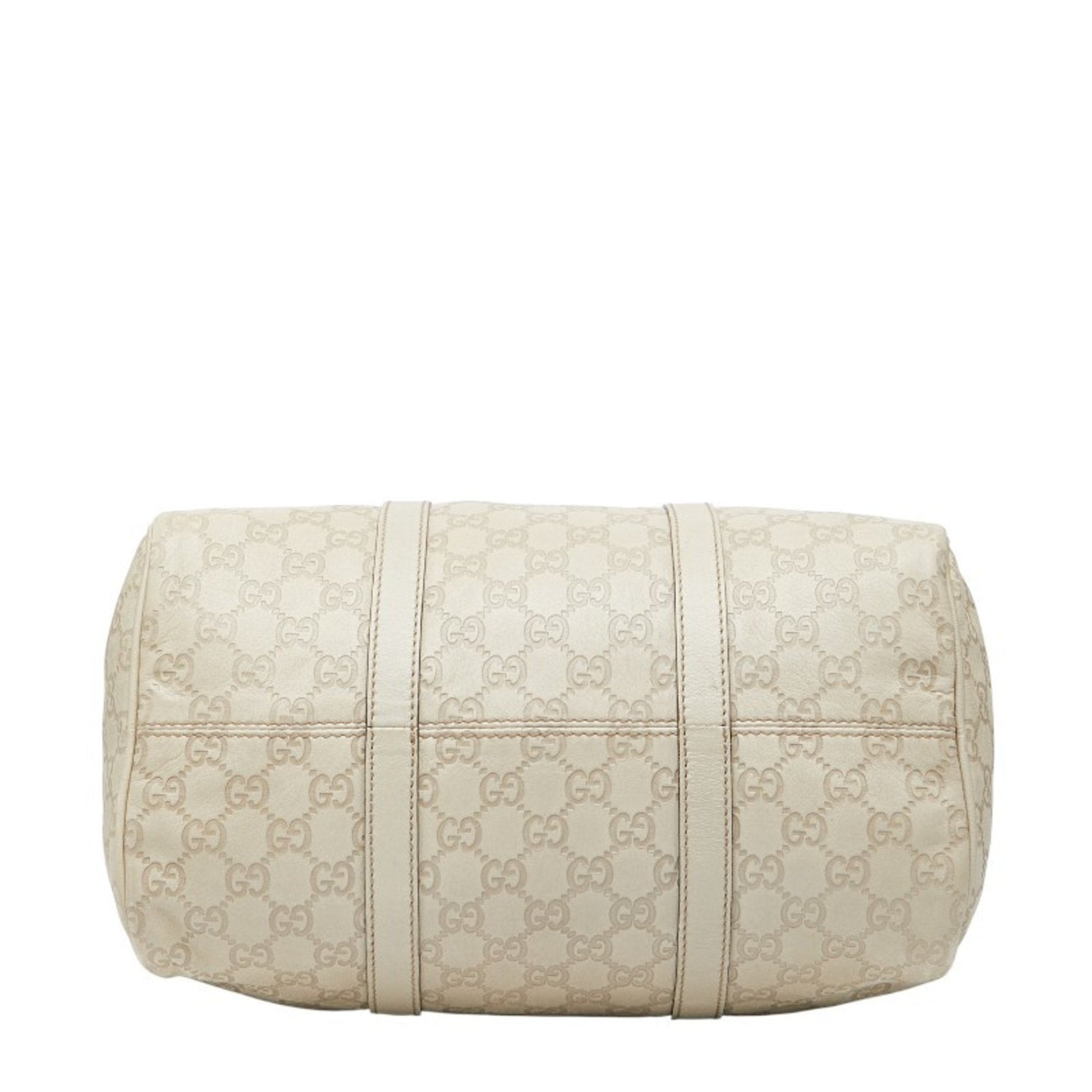 Gucci Ivory Leather Handbag
