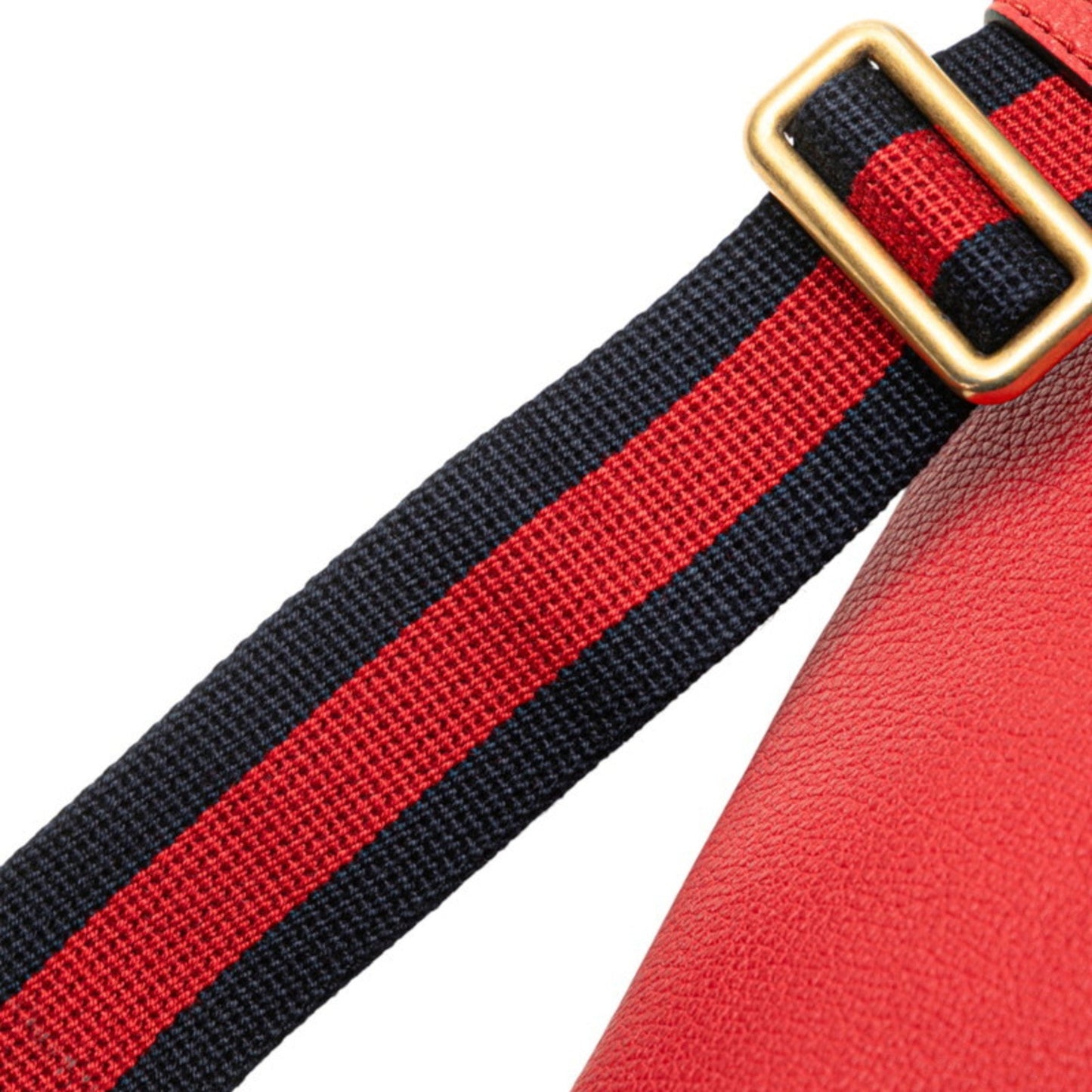 Gucci Sherry Line Red Color Leather Fanny Pack