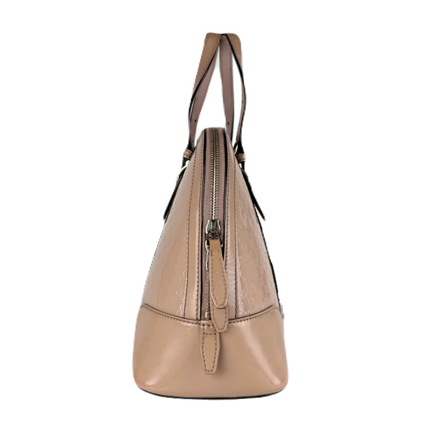 Gucci Pink Beige Patent Leather Handbag Shoulder Bag