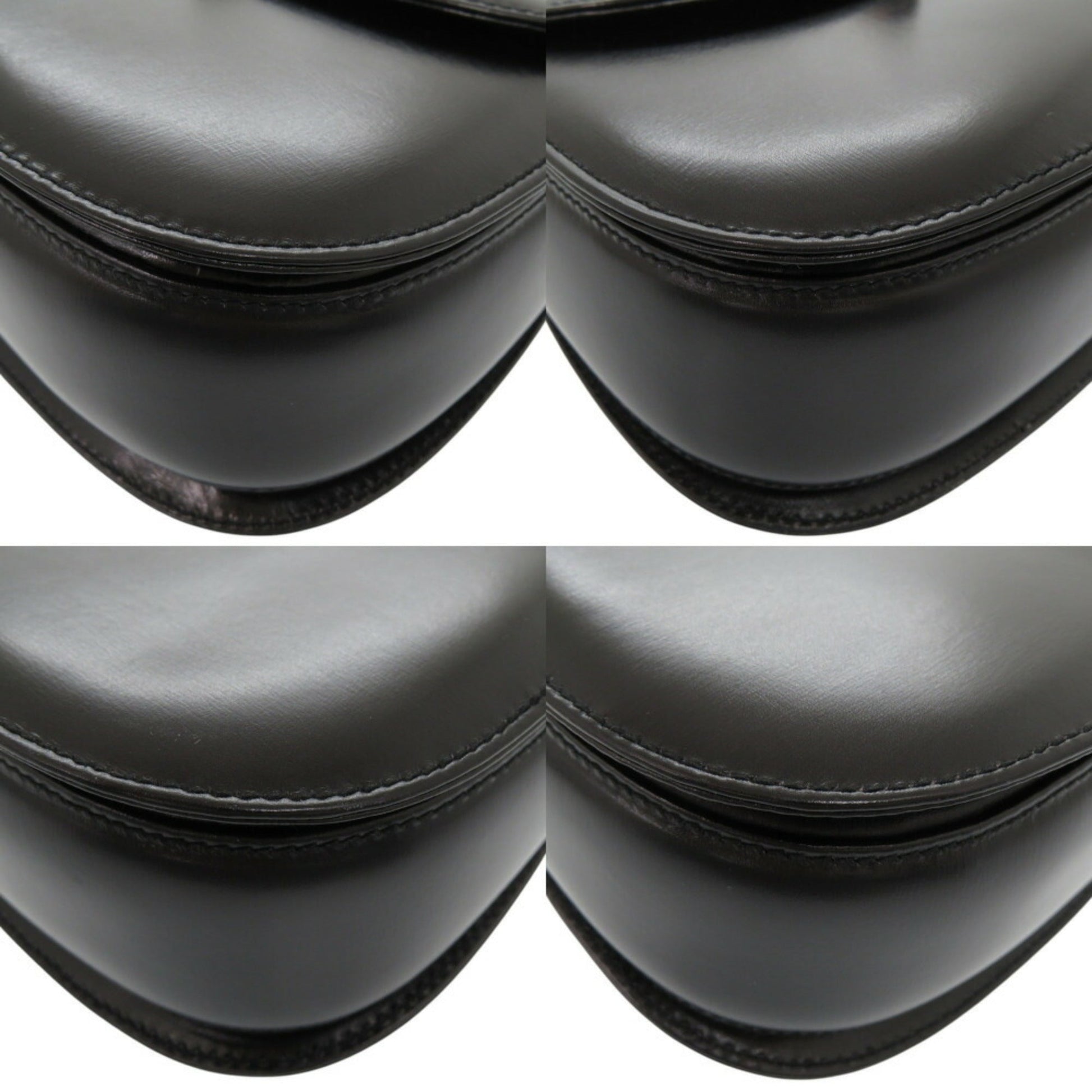 Gucci Black Leather Handbag Shoulder Bag