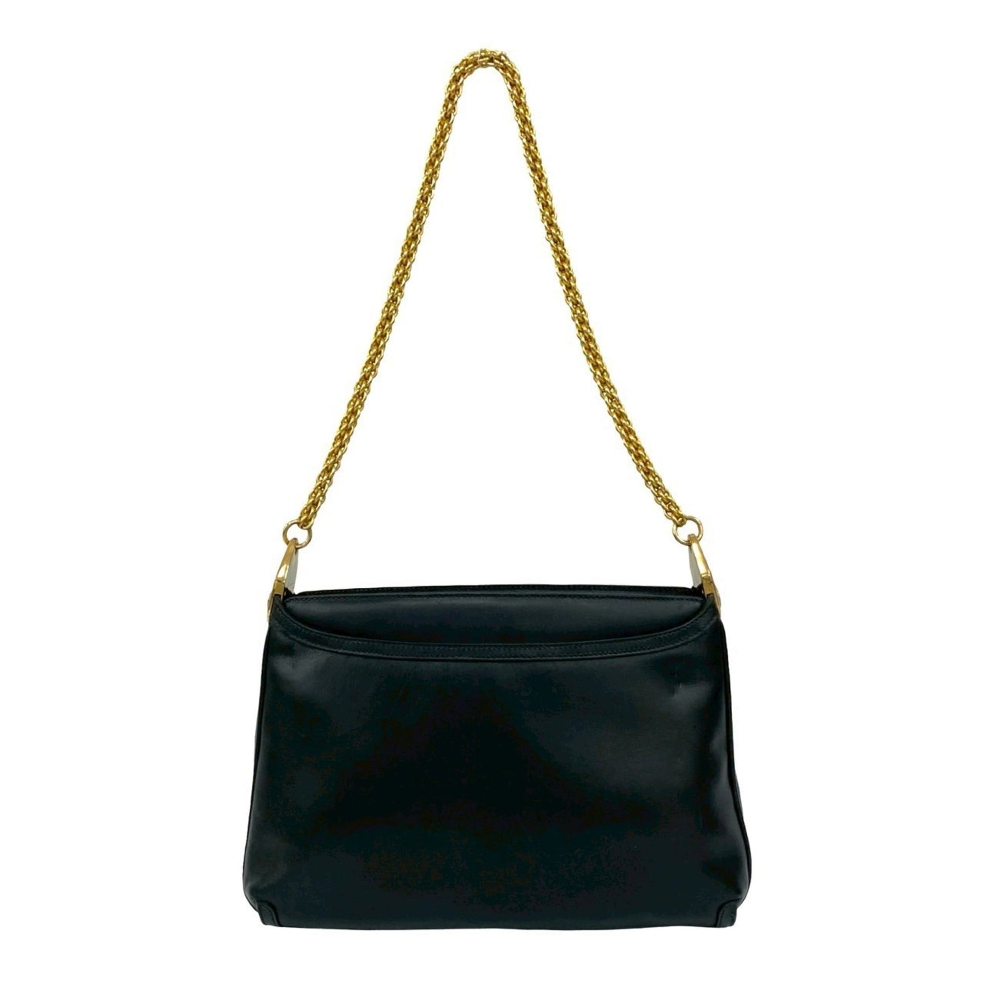 Gucci Black Leather Shoulder Bag