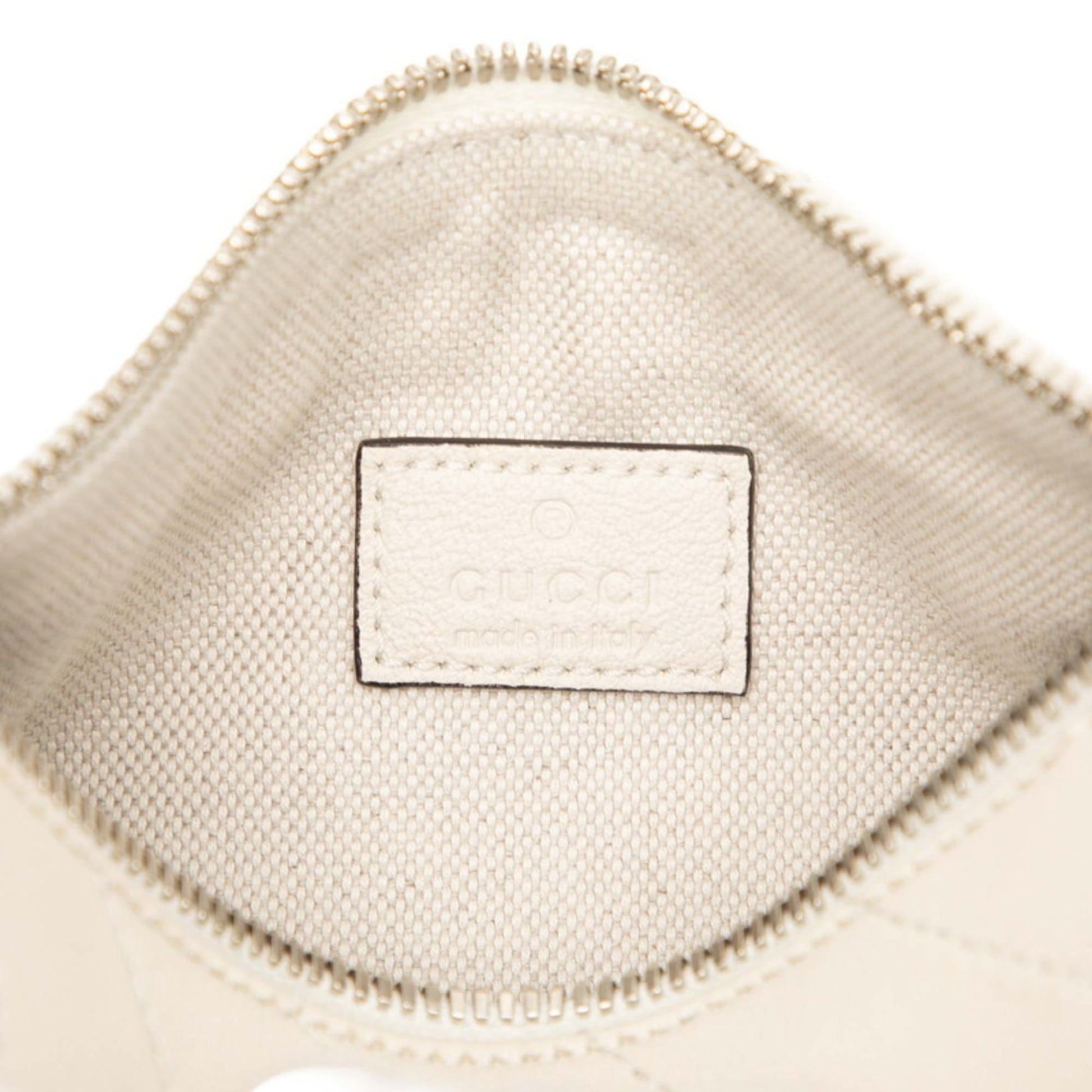 Gucci Ivory White Leather Shoulder Bag