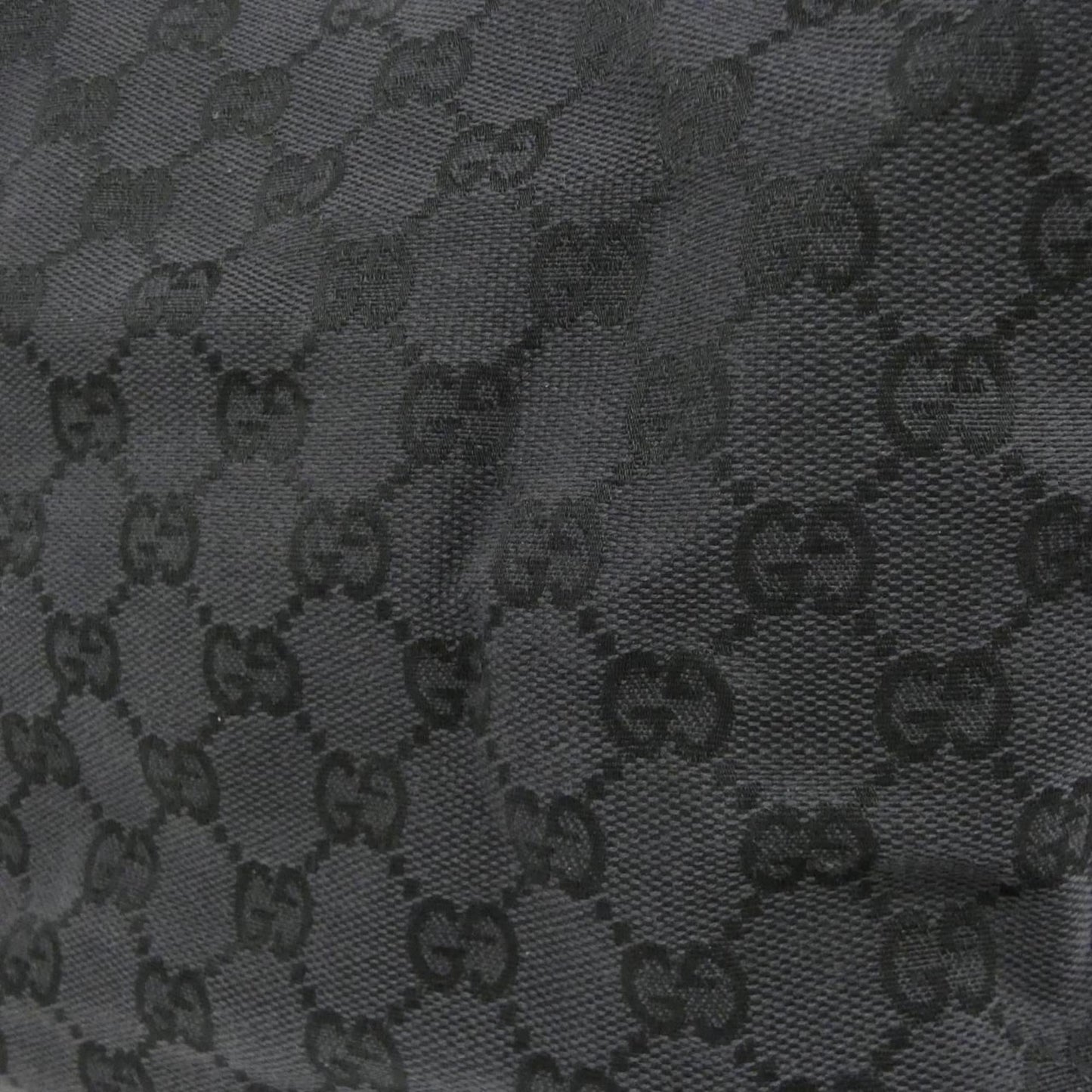 Gucci Black Gg Canvas Shoulder Bag