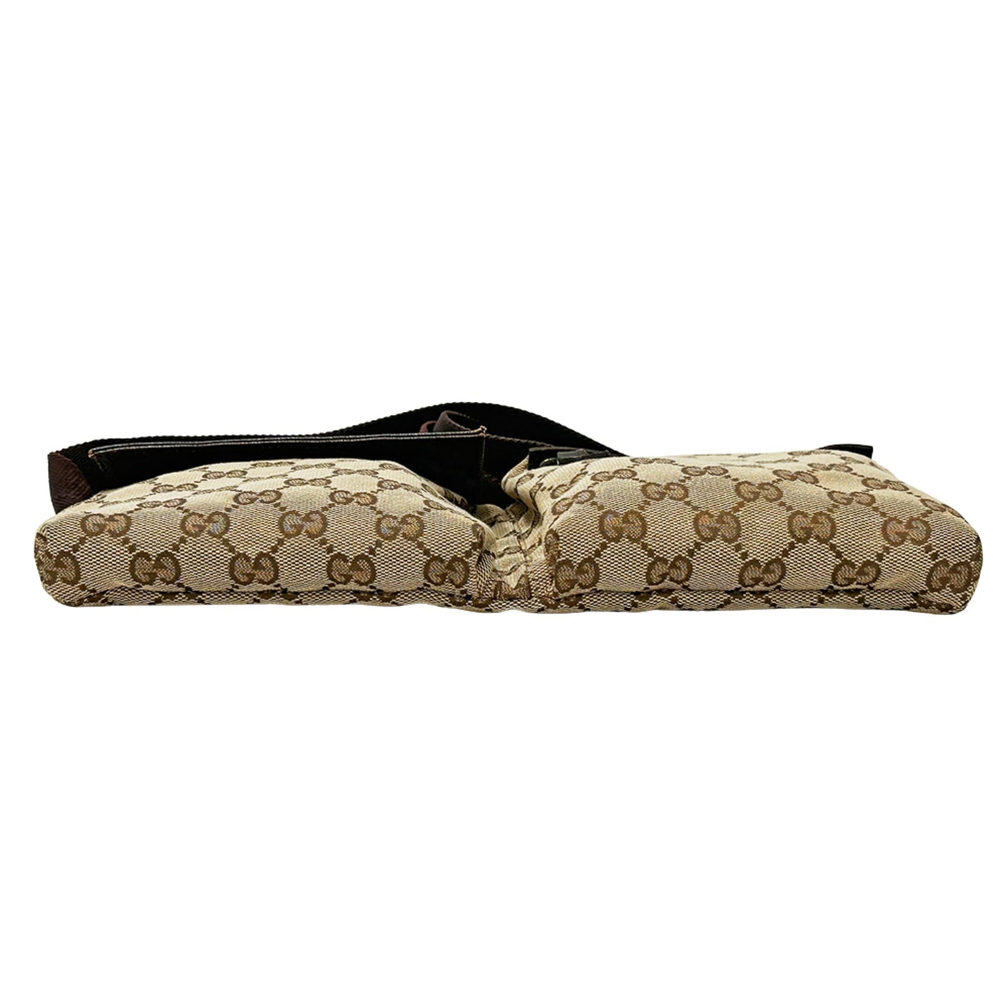 Gucci Gg Canvas Beige Brown Gg Canvas Fanny Pack Sling Bag