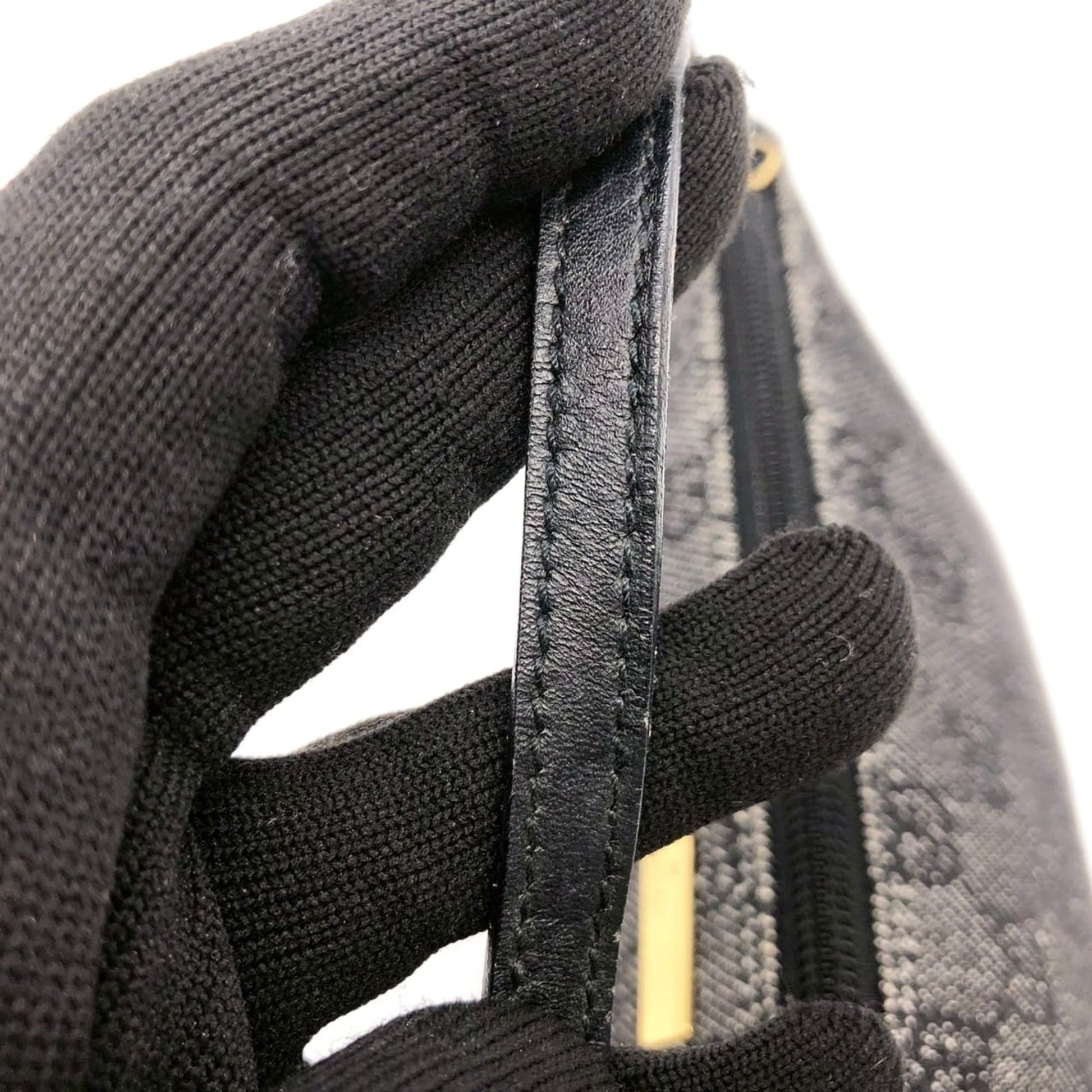 Gucci Black Canvas Handbag