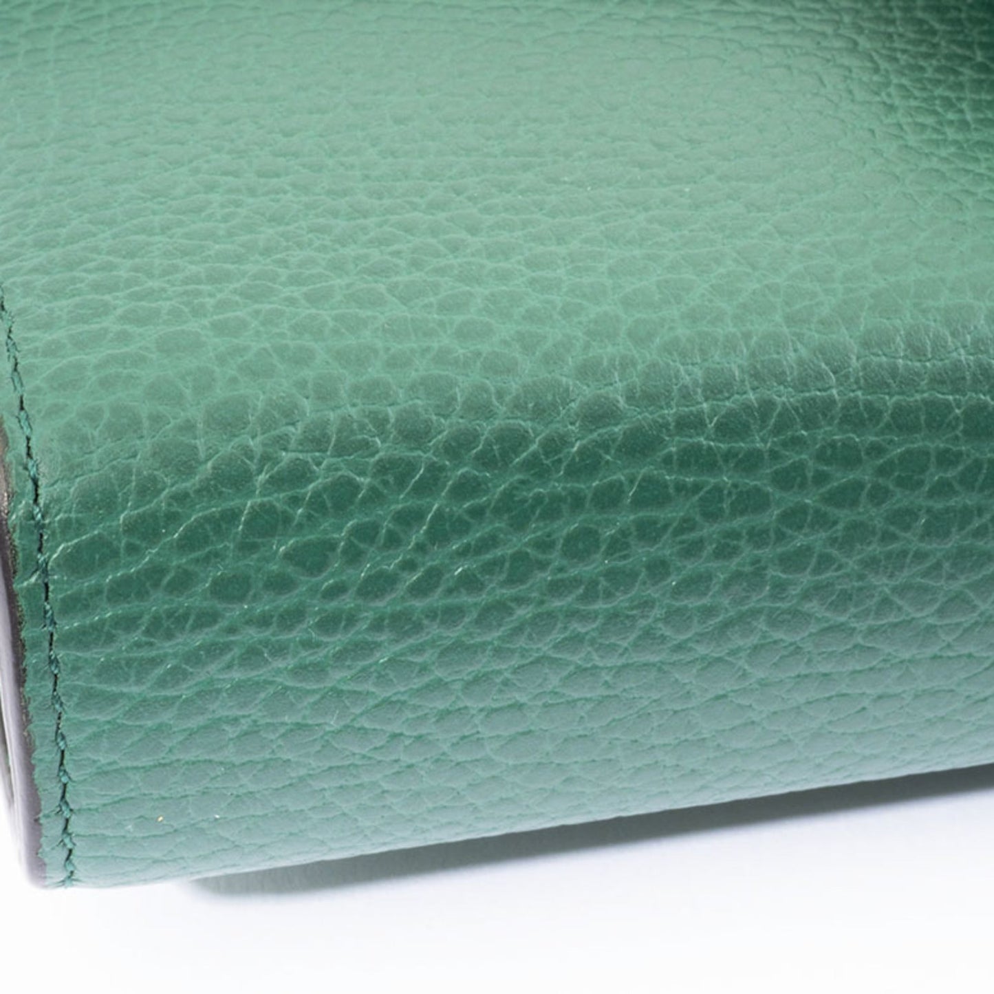 Gucci Green Leather Shoulder Bag