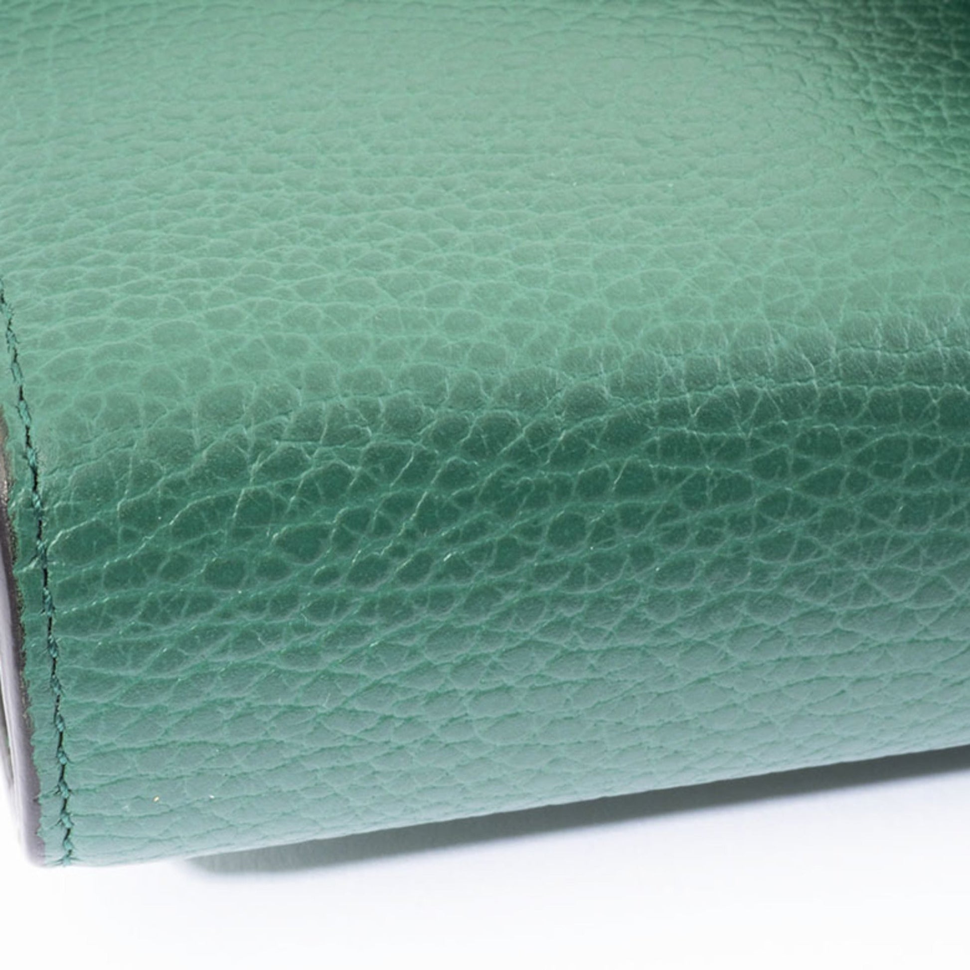 Gucci Green Leather Shoulder Bag