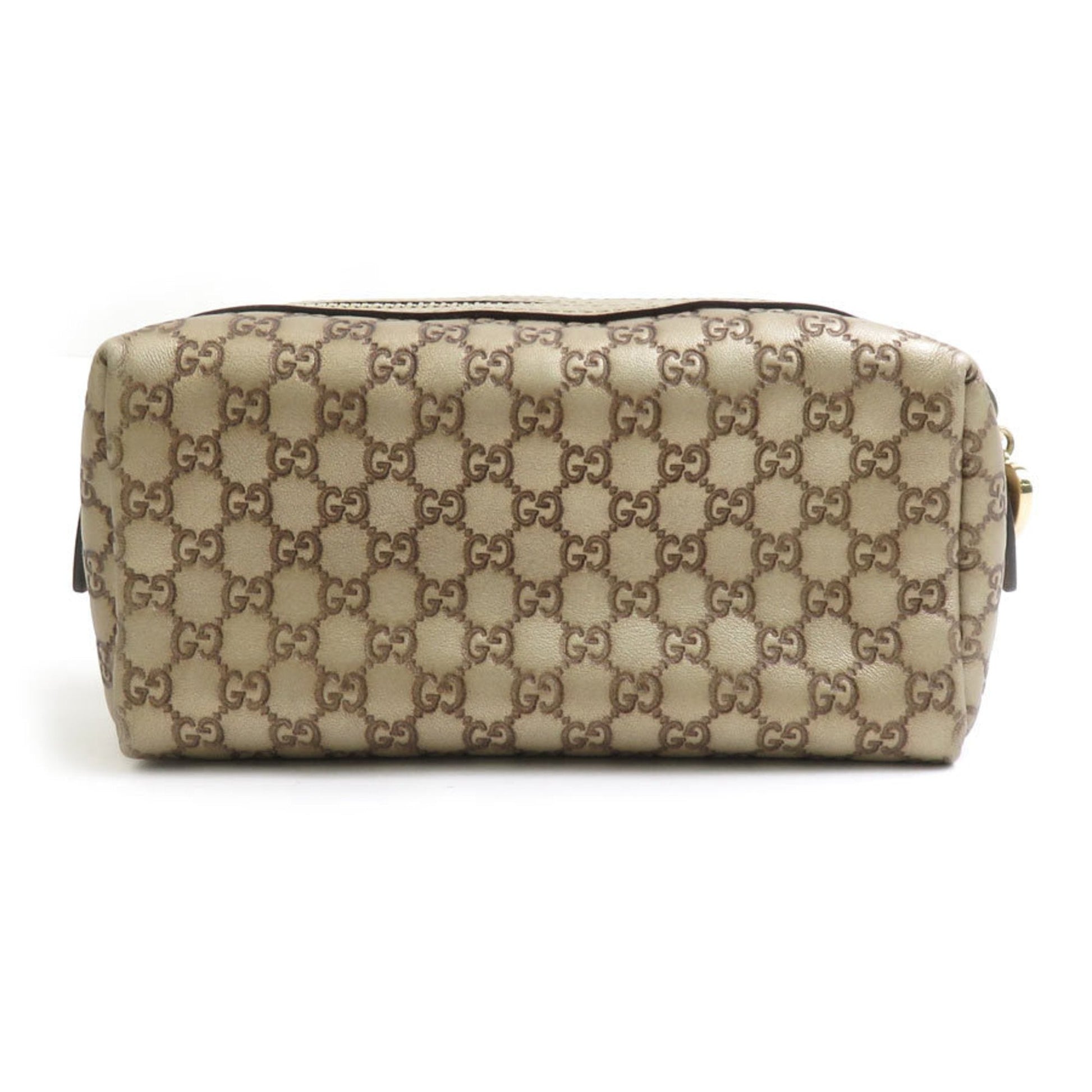 Gucci Gold Leather Pouch