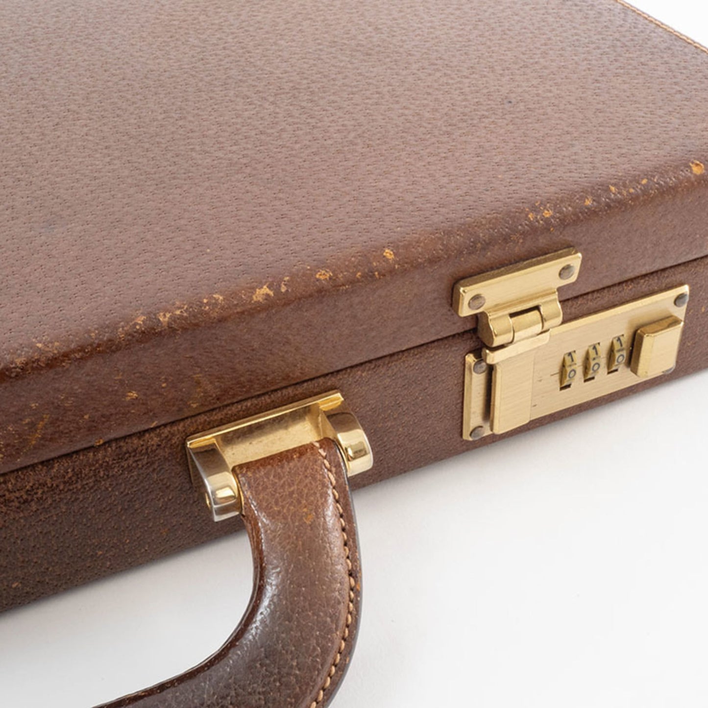 Gucci Brown Leather Attaché Case