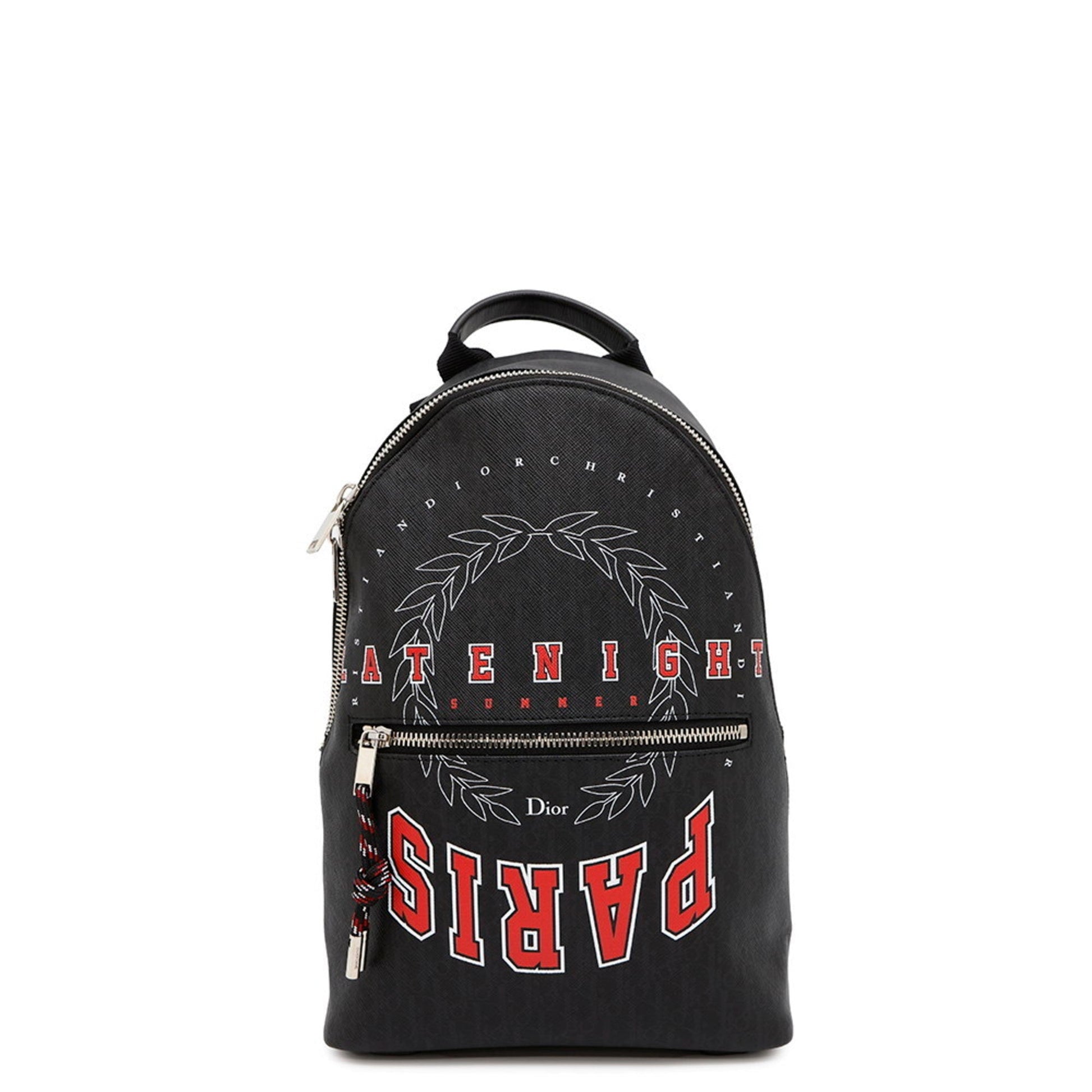Dior Handbag Christian Backpack 3 Leather Black