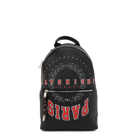 Dior Handbag Christian Backpack 3 Leather Black
