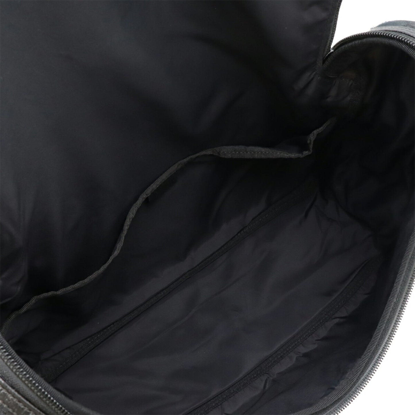 Gucci Black Gg Canvas Leather Shoulder Bag
