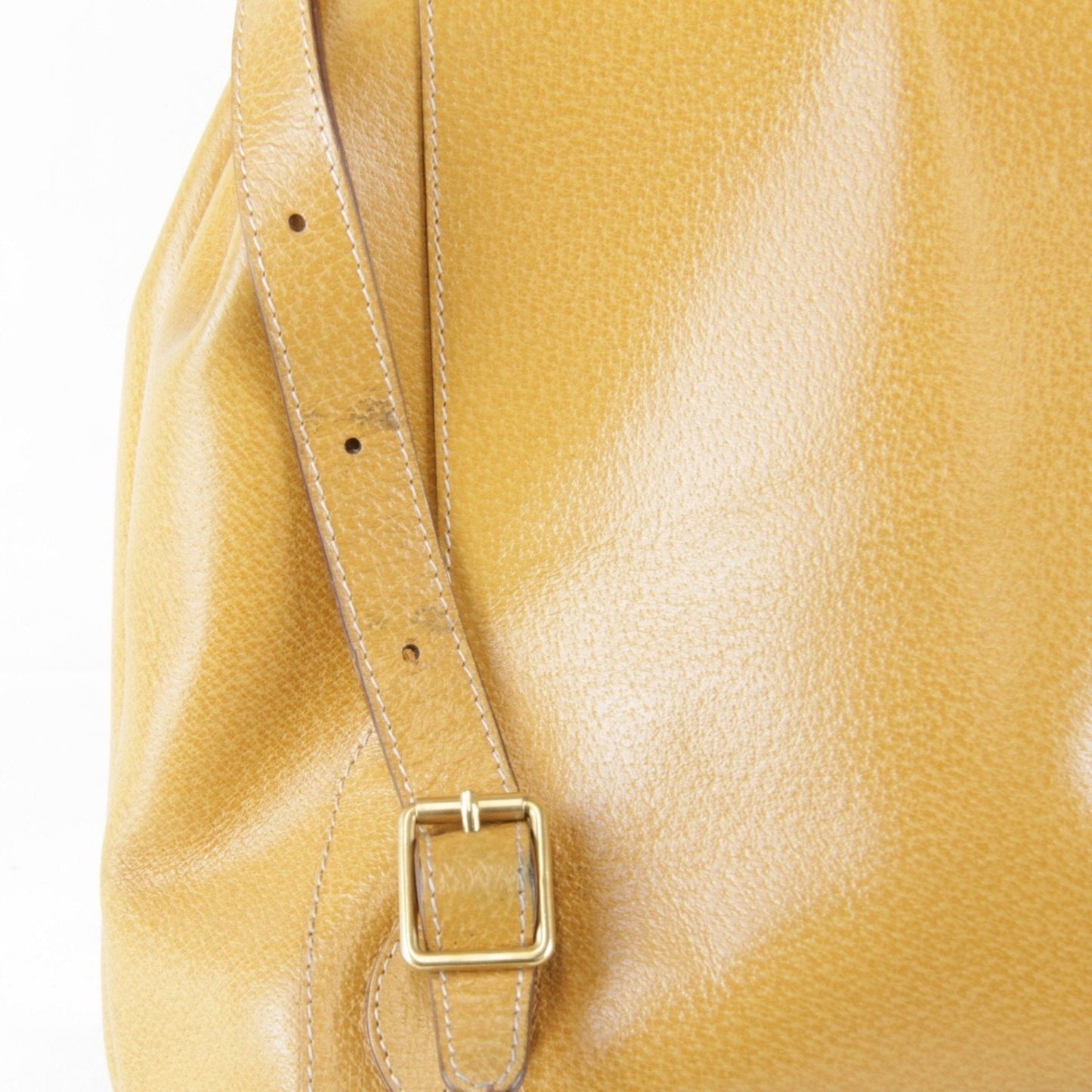 Gucci Black Leather Bamboo Backpack
