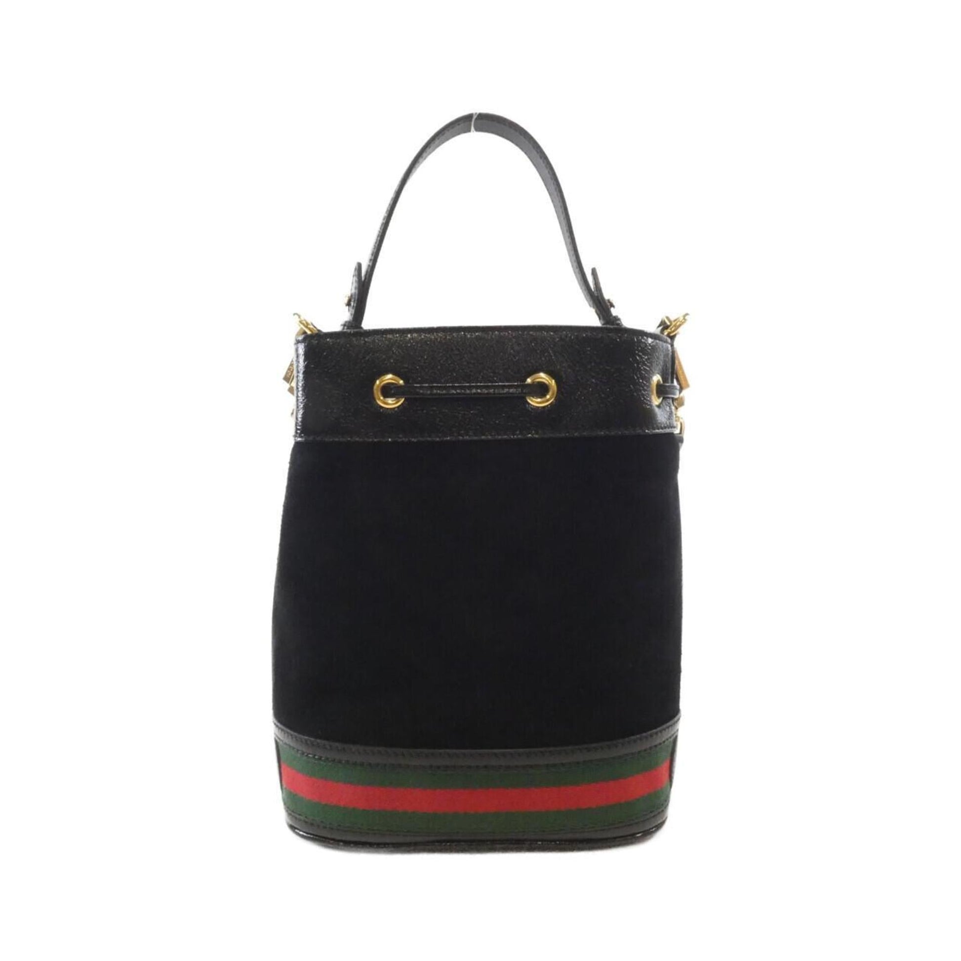 Gucci Black Suede Handbag