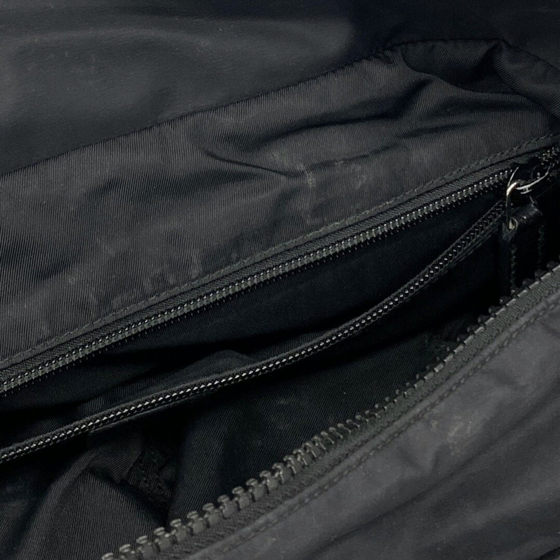 Gucci Black Nylon Tote Bag