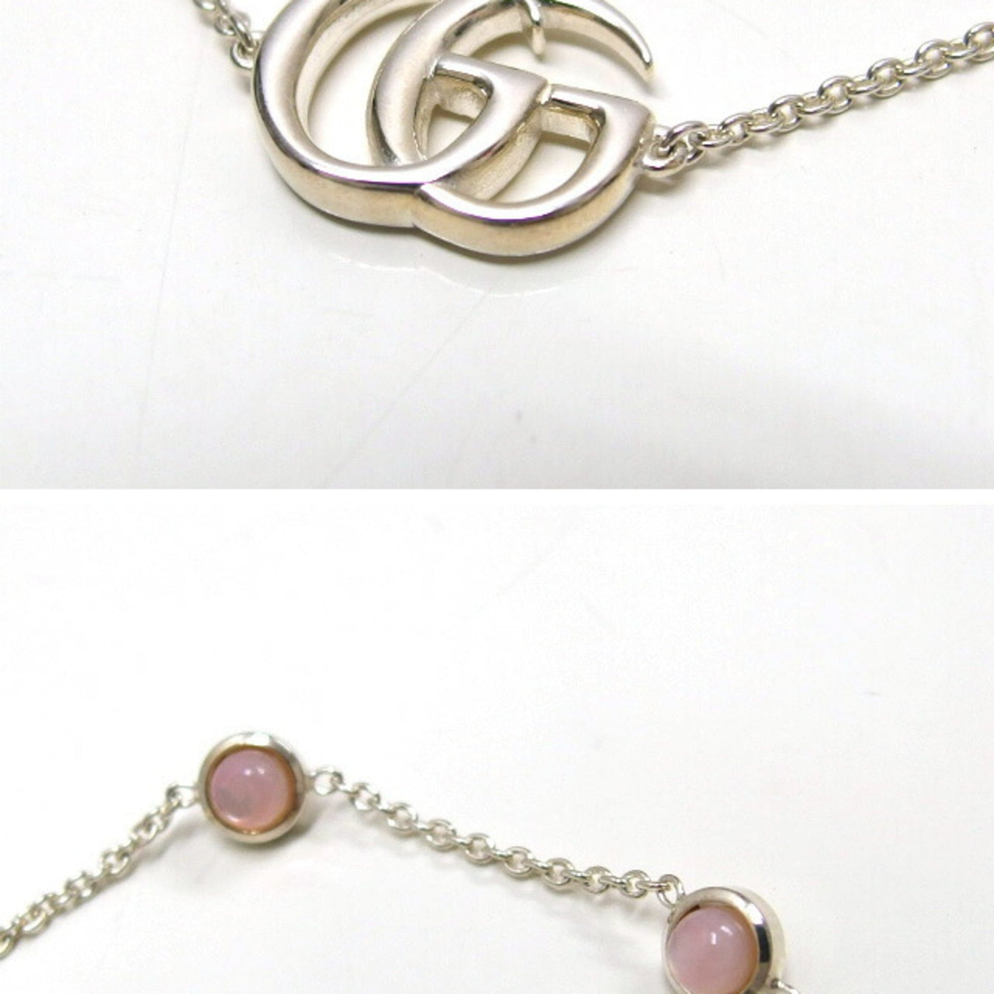 Gucci Pink Silver 925 Charm Bracelet