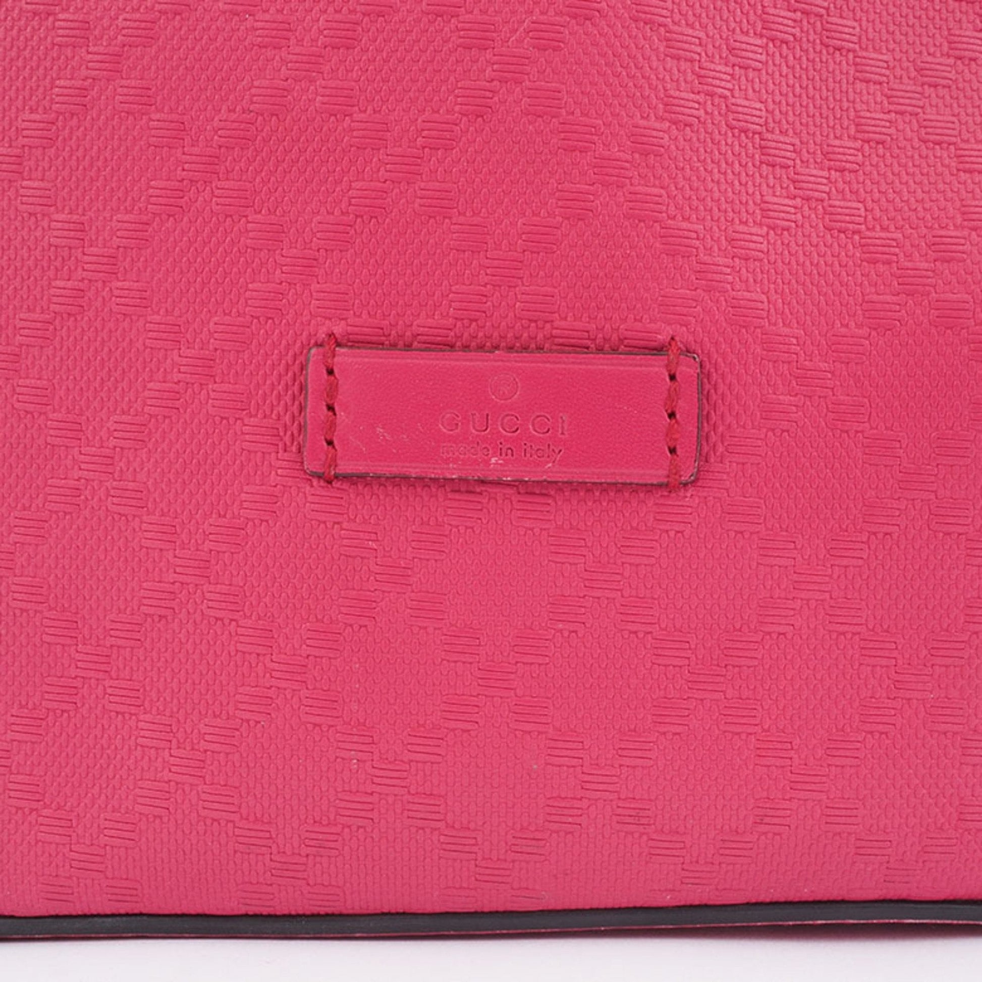 Gucci Pink Leather Shoulder Bag