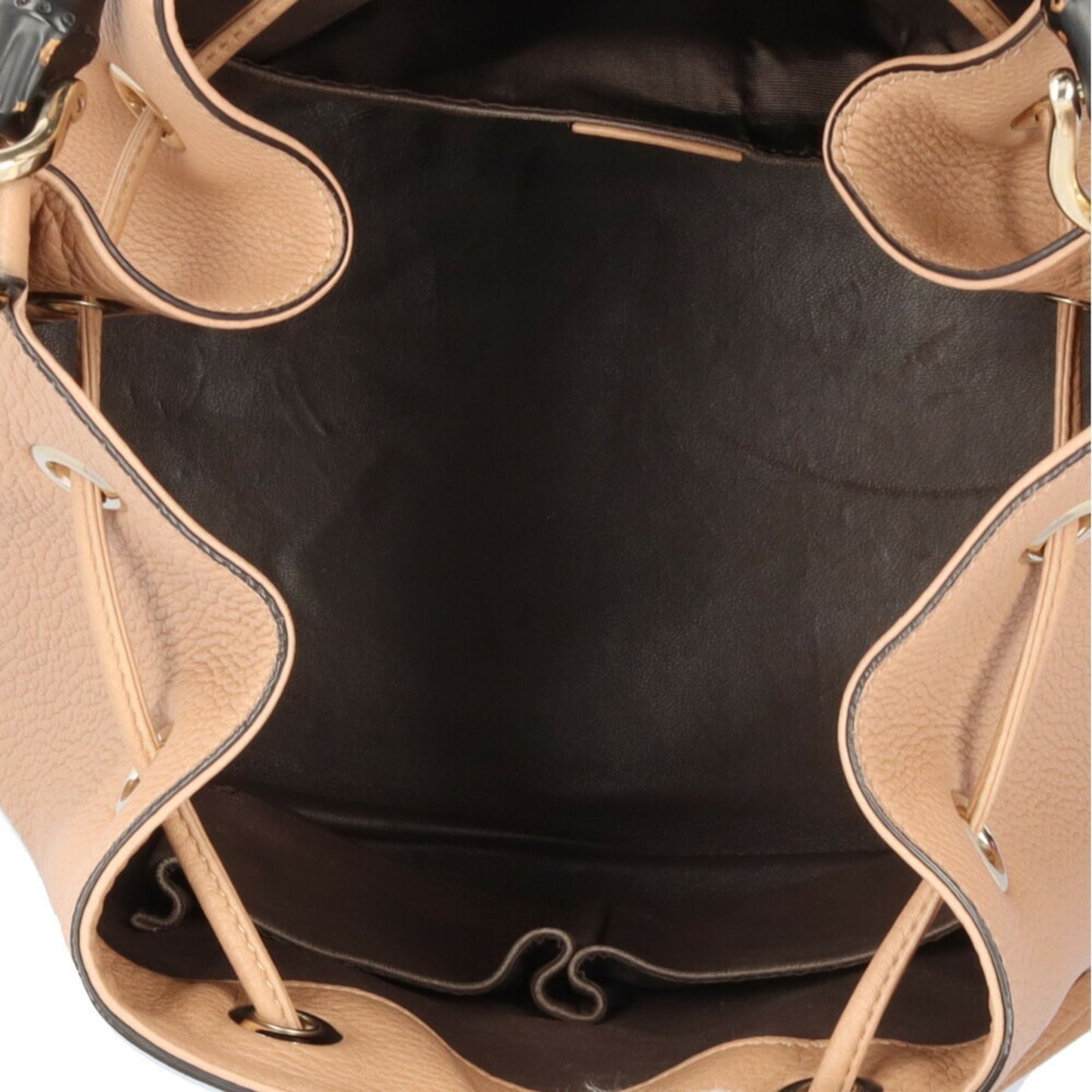 Gucci Beige Bamboo Leather Shoulder Bag