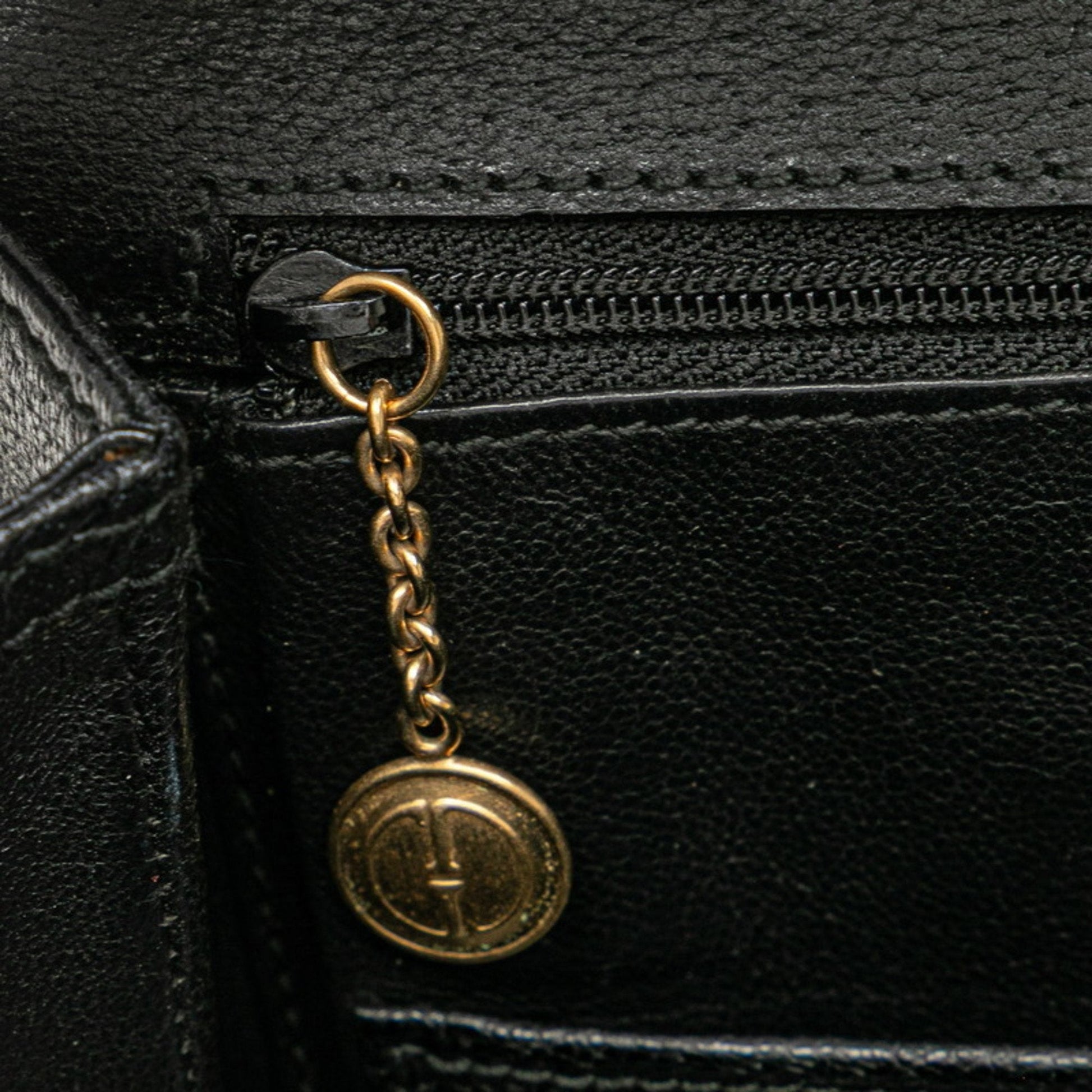 Gucci Black Leather Handbag Shoulder Bag