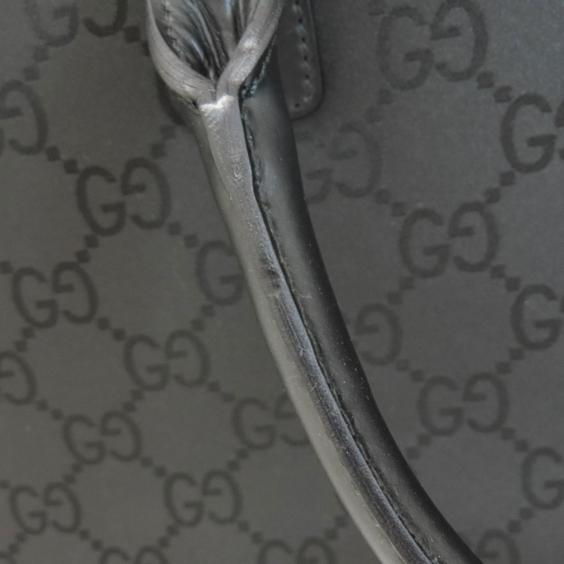 Gucci Black Nylon Canvas Briefcase Handbag