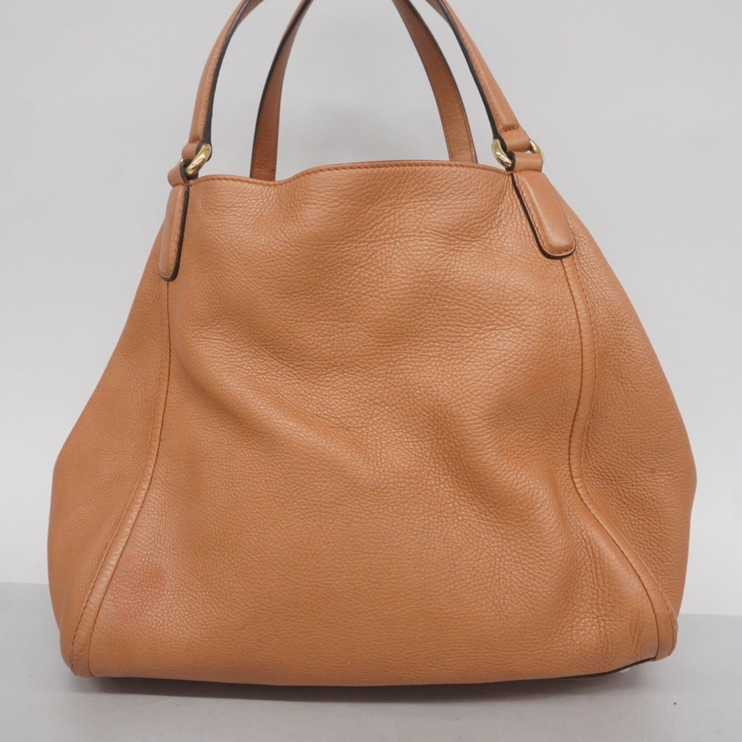 Gucci Orange Leather Tote Bag