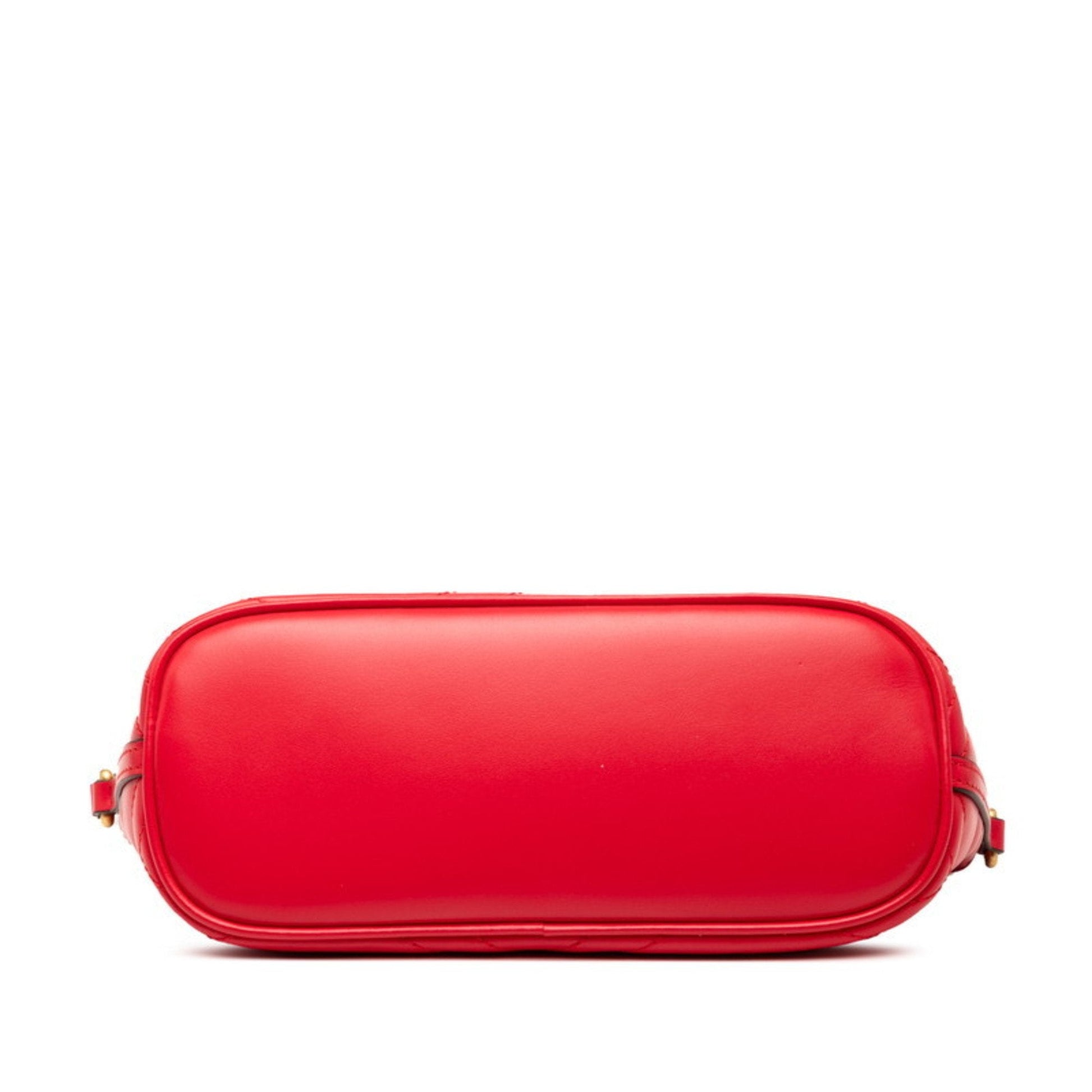 Gucci Red Color Leather Shoulder Bag
