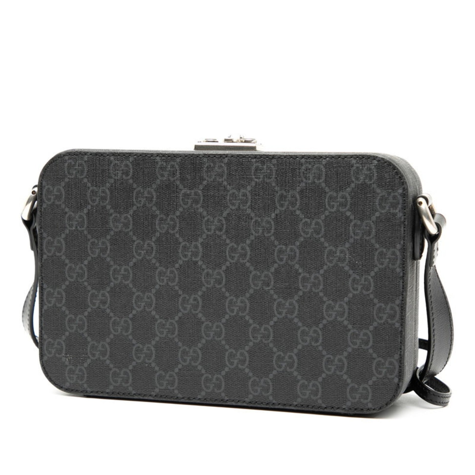 Gucci Black Gg Supreme Shoulder Bag