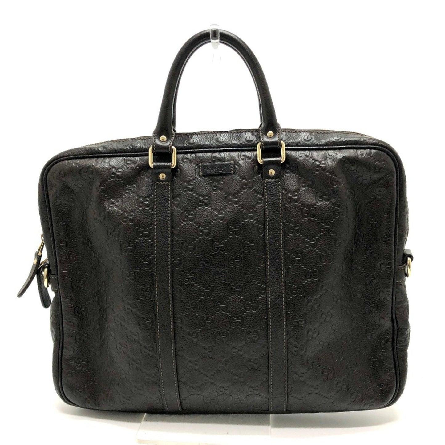 Gucci Brown Leather Briefcase Handbag