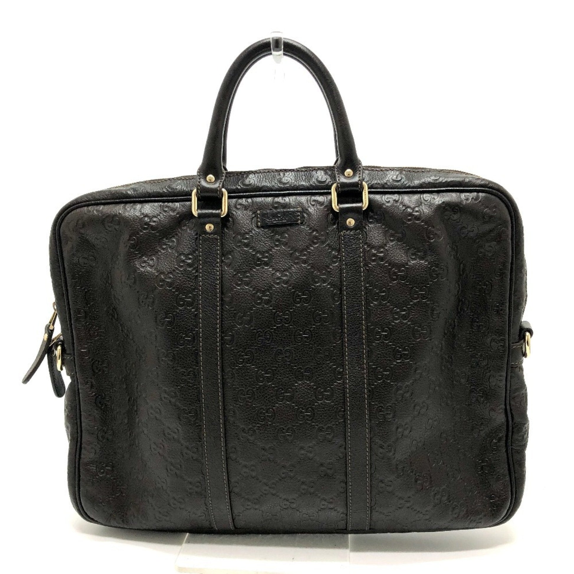 Gucci Brown Leather Briefcase Handbag