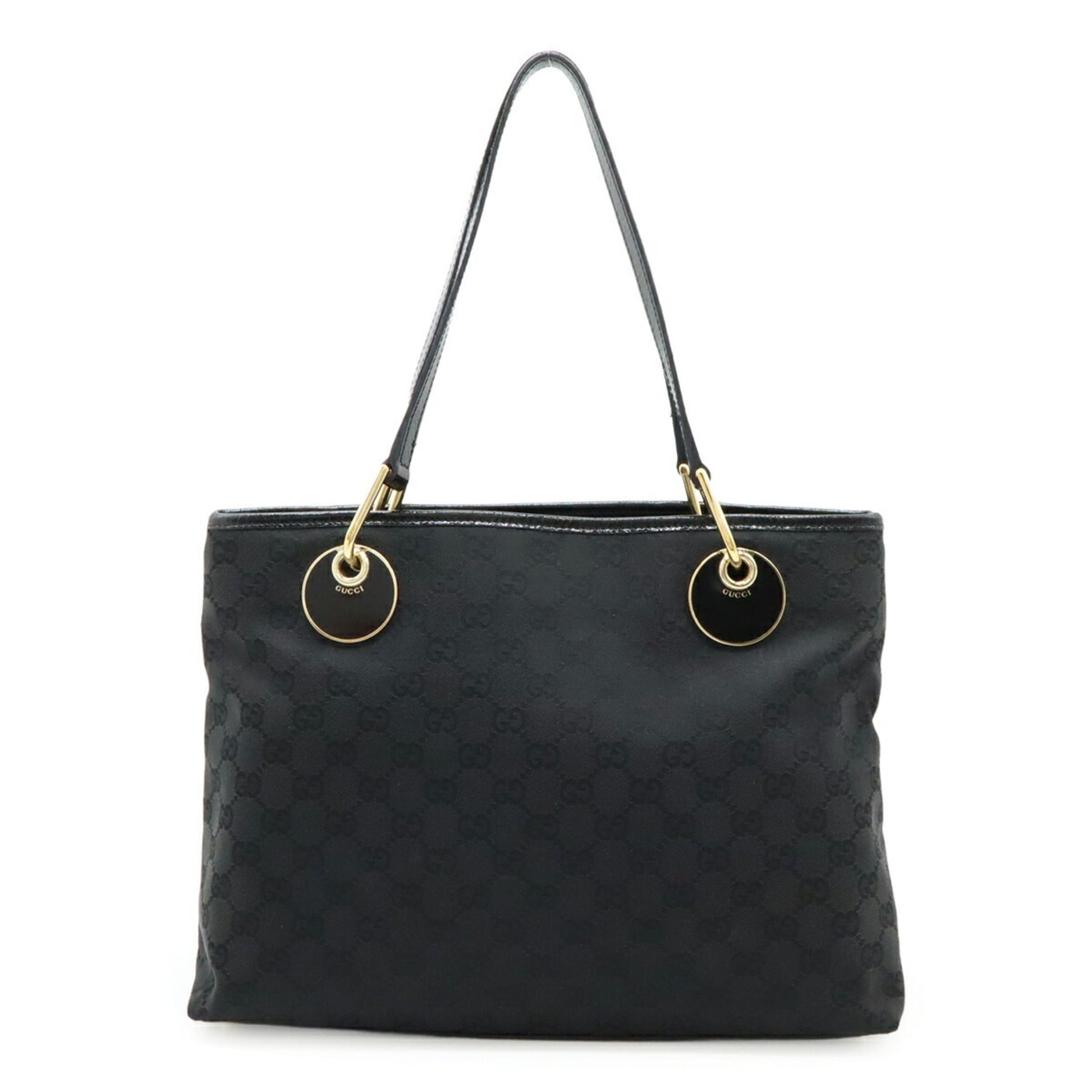 Gucci Gg Canvas Black White Gg Canvas Shoulder Bag Tote Bag