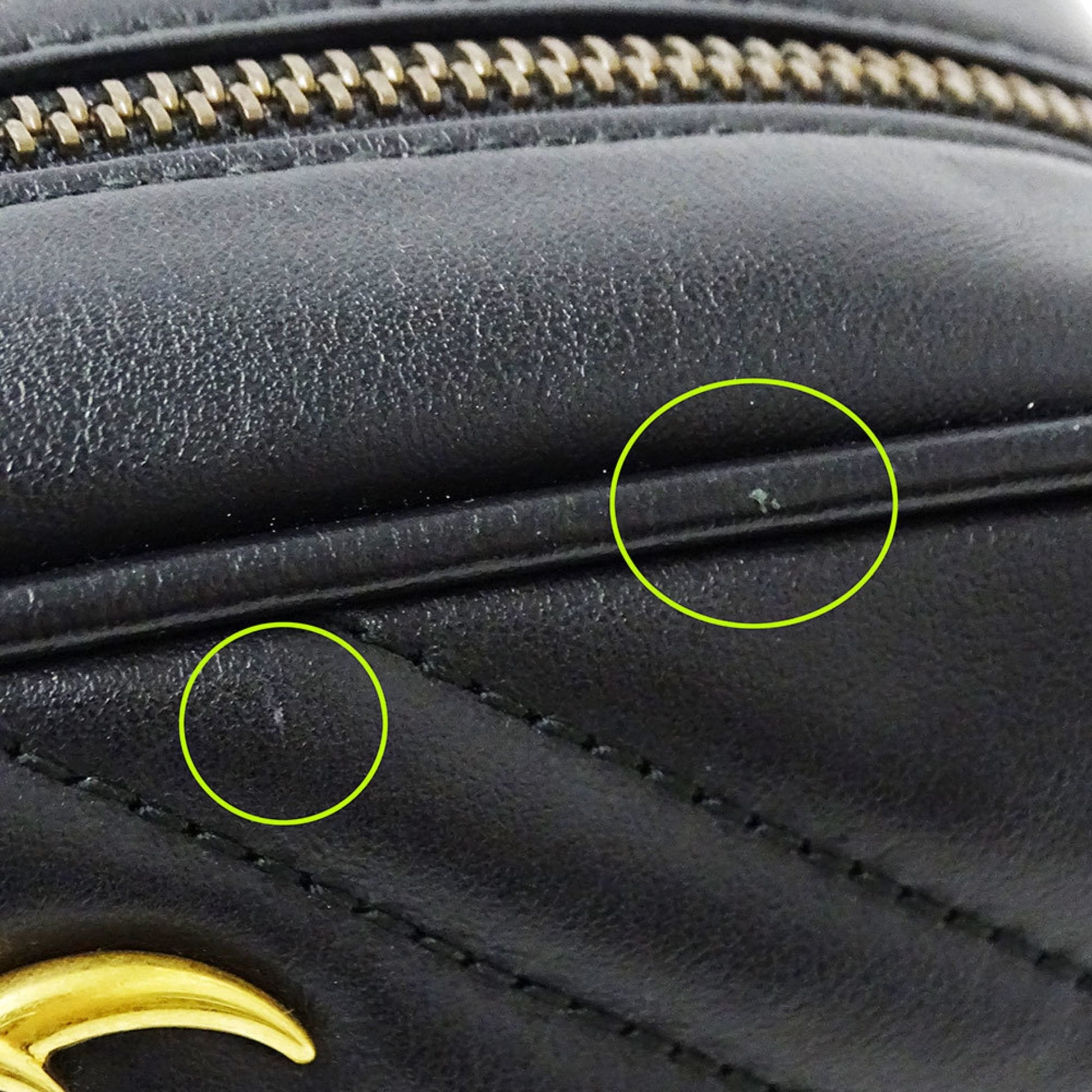 Gucci Black Leather Shoulder Bag