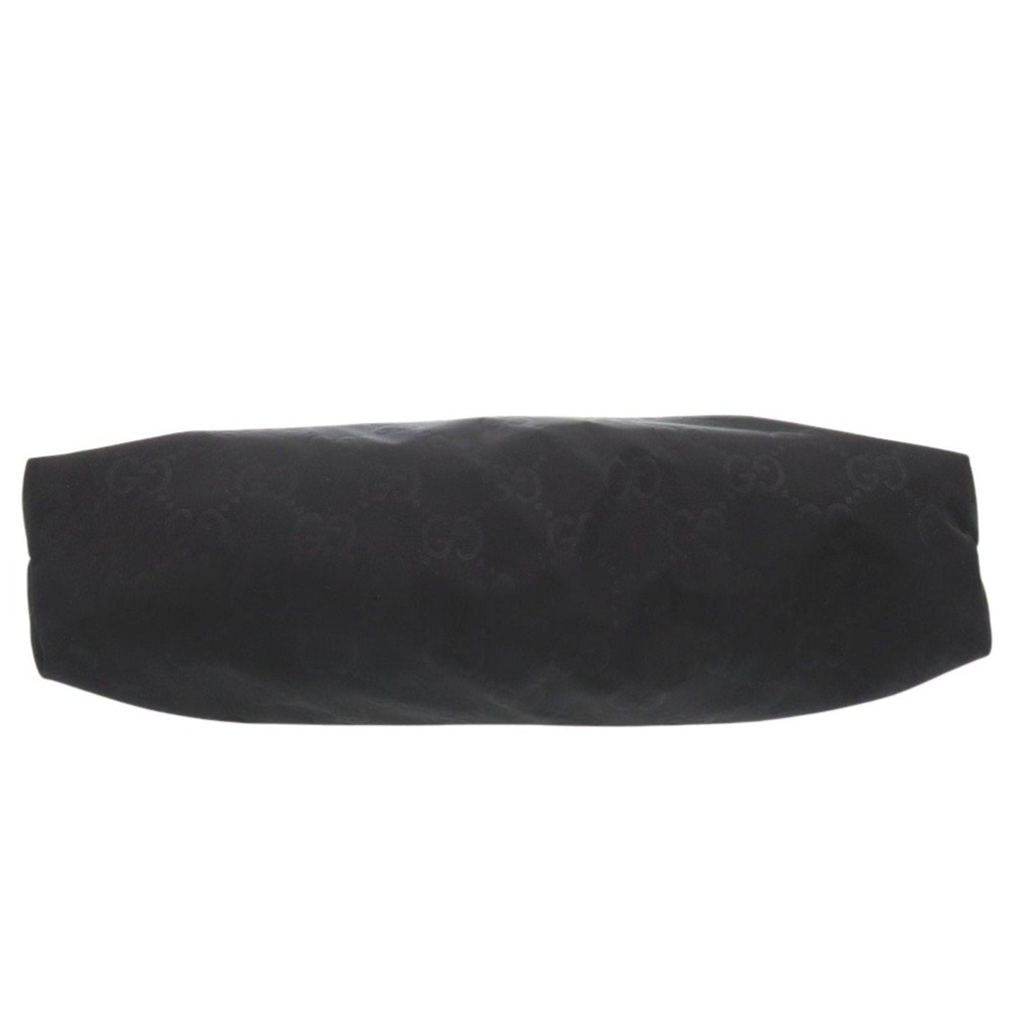 Gucci Black Leather Nylon Shoulder Bag